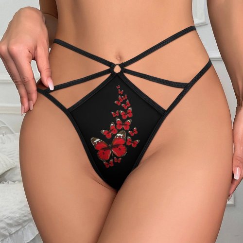 Butterflies Sexy Thongs (NZ066)