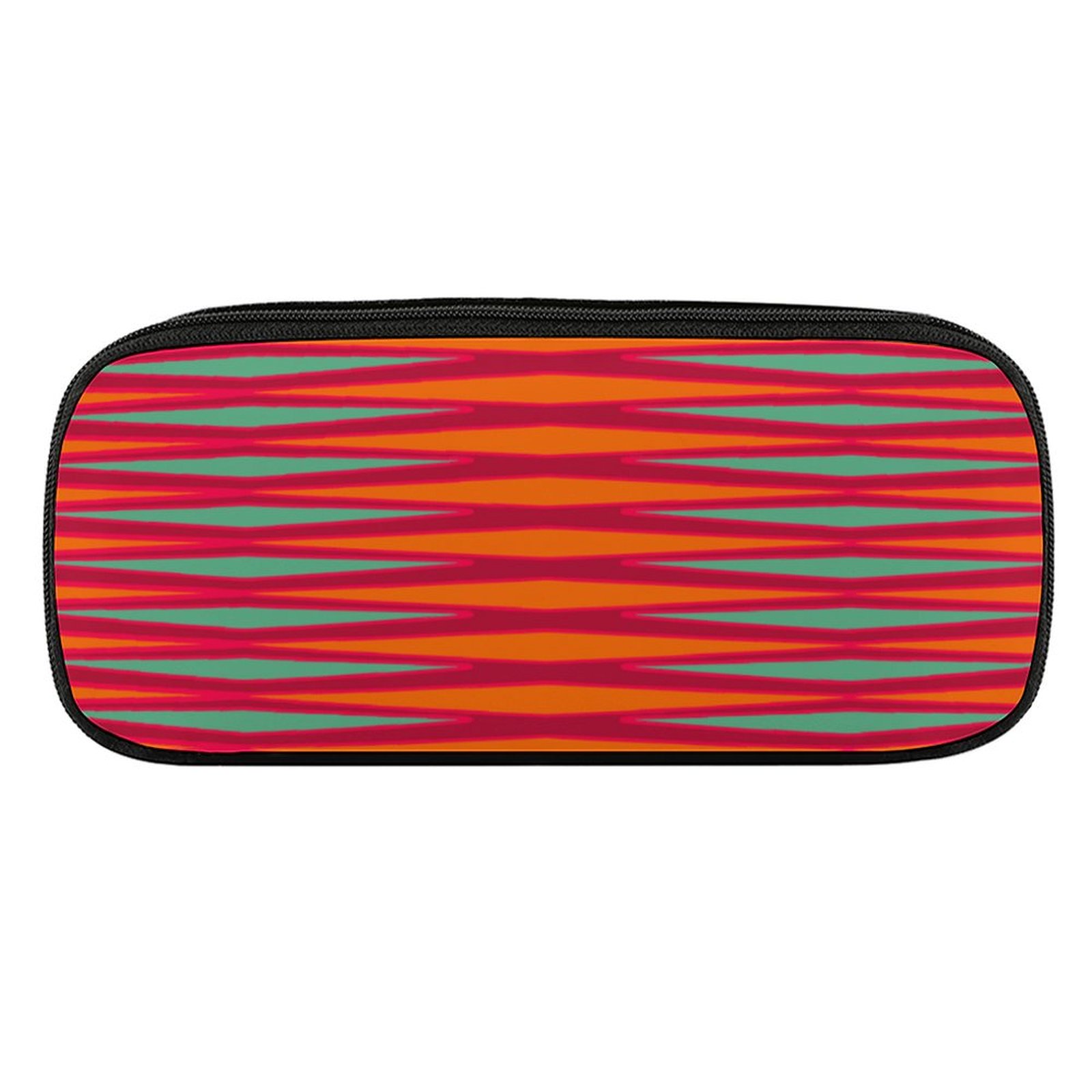 Tribal orange azure magenta fucsia