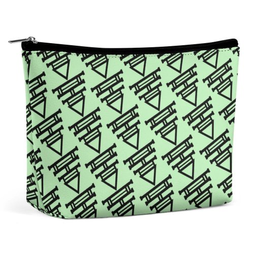 minimalistic black tribal arrows 3 Portable Cosmetic Bag