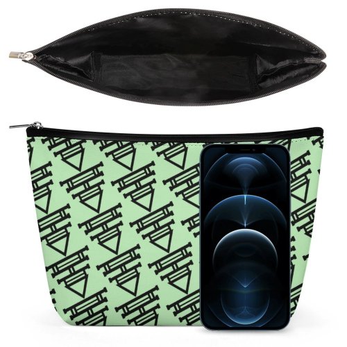 minimalistic black tribal arrows 3 Portable Cosmetic Bag