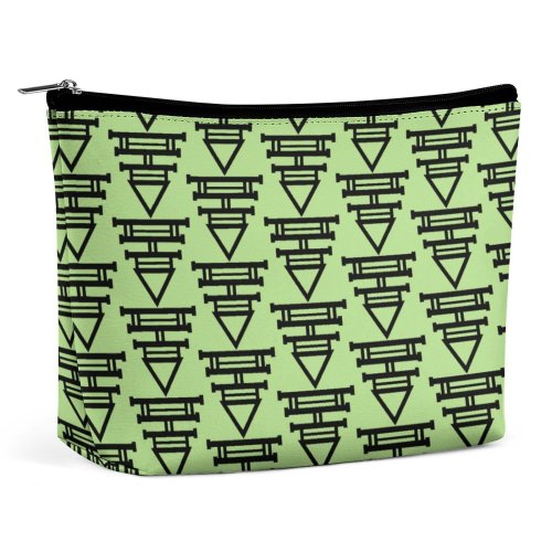 minimalistic black tribal arrows 2 Portable Cosmetic Bag