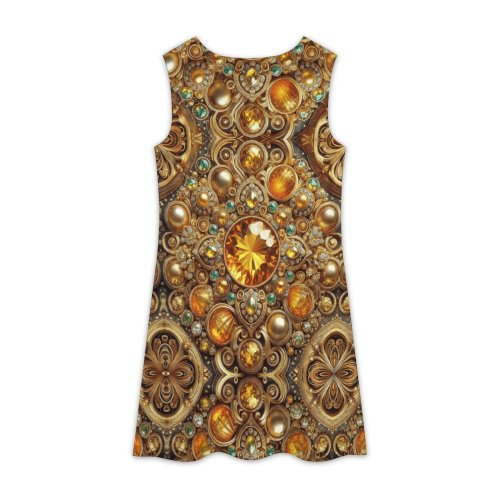 Sleeveless dress All Over Print Sleeveless Dress