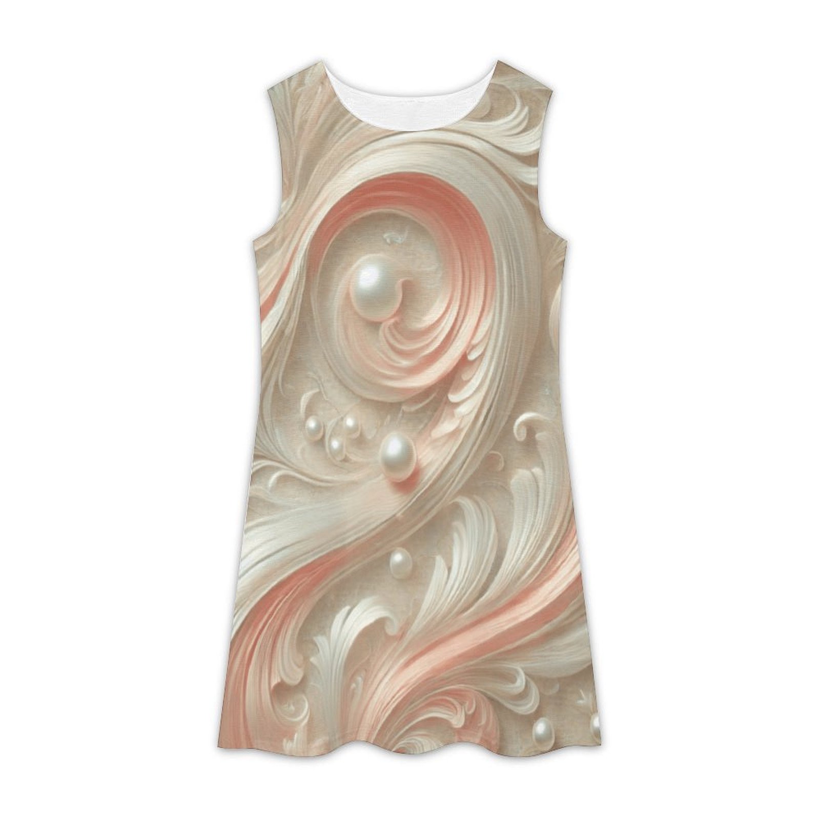 Serenity Swirls - Sleeveless dress All Over Print Sleeveless Dress