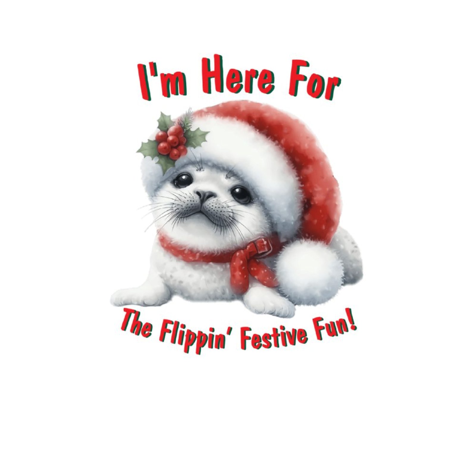 Cute & Funny Christmas Seal