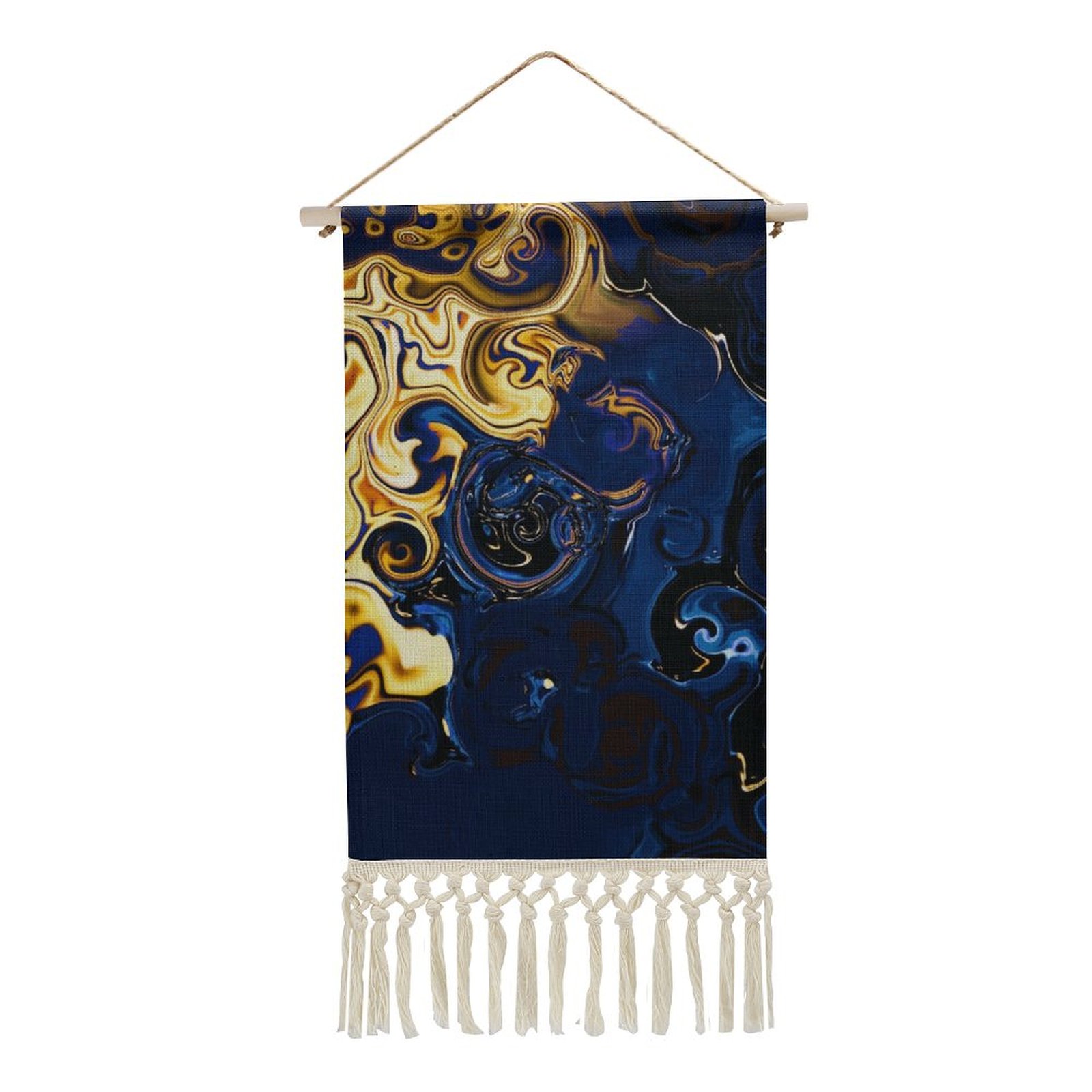 Shiny Bed of Coins - Cotton and Linen Hanging Posters