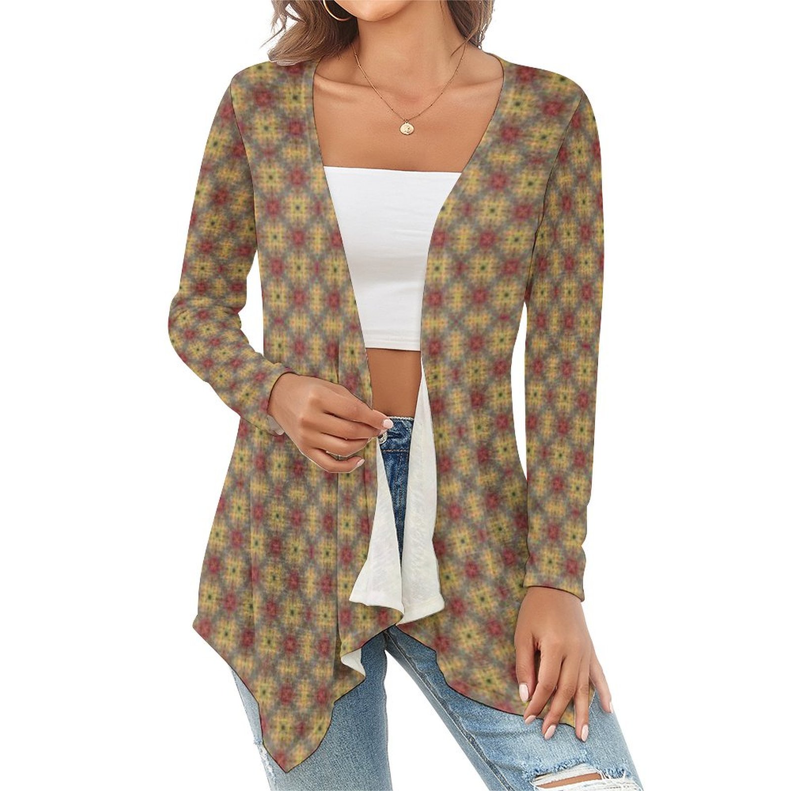 Women's knitted cardigan