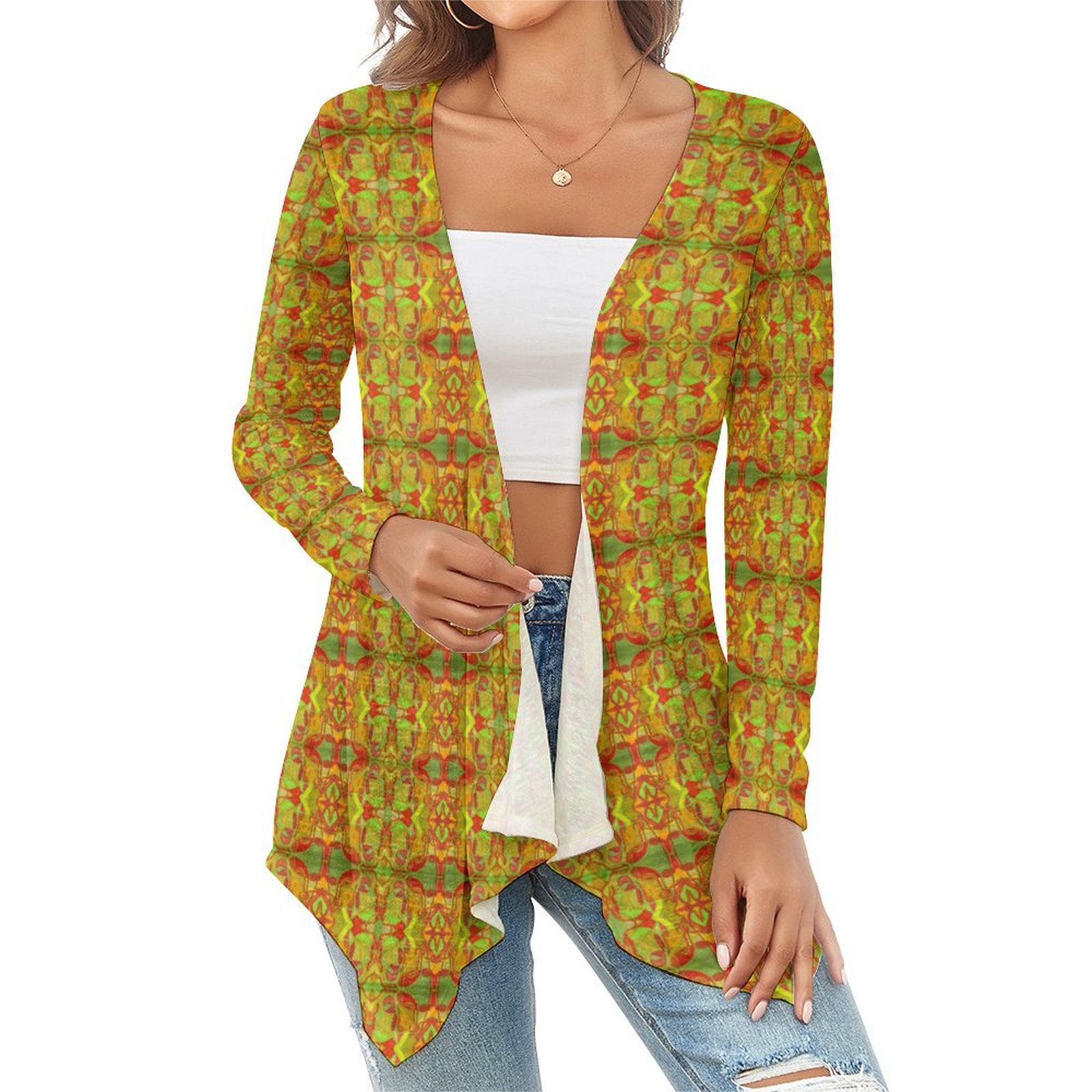 Women's knitted cardigan