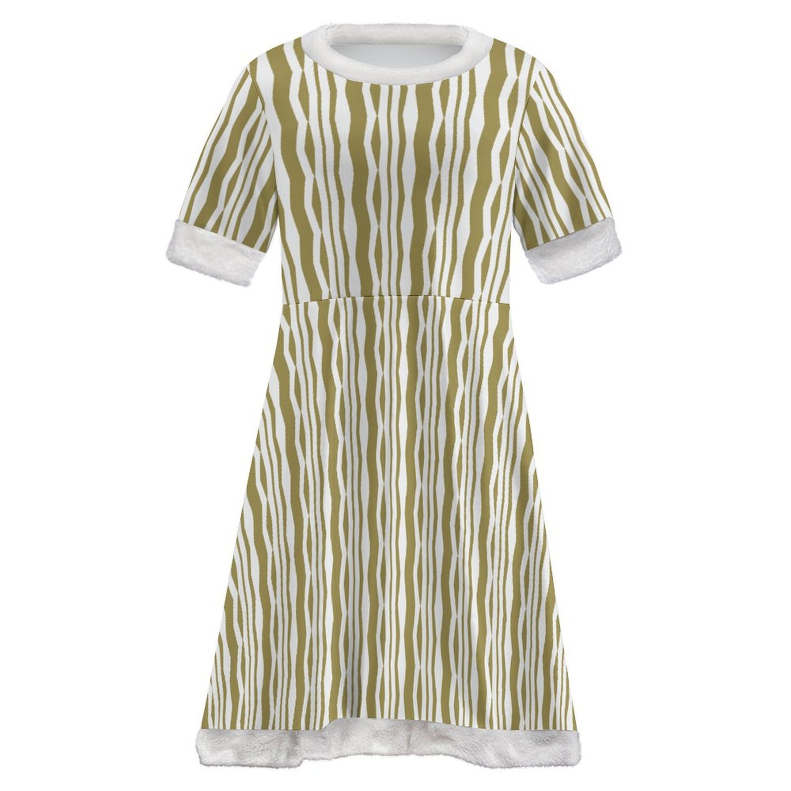 boho geometrical white & beige