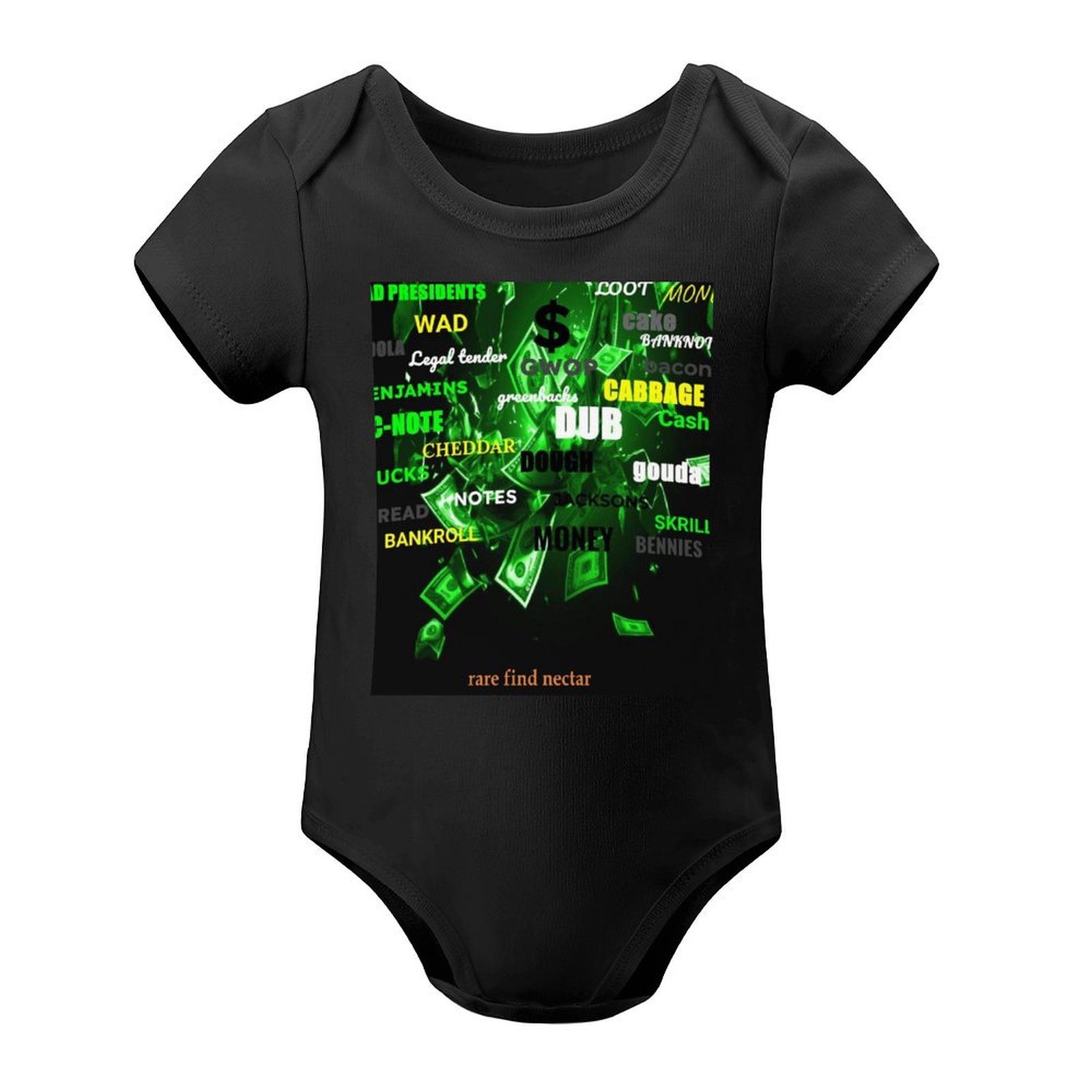 GUAC DESIGN Short -Sleeve Baby's Bodysuit