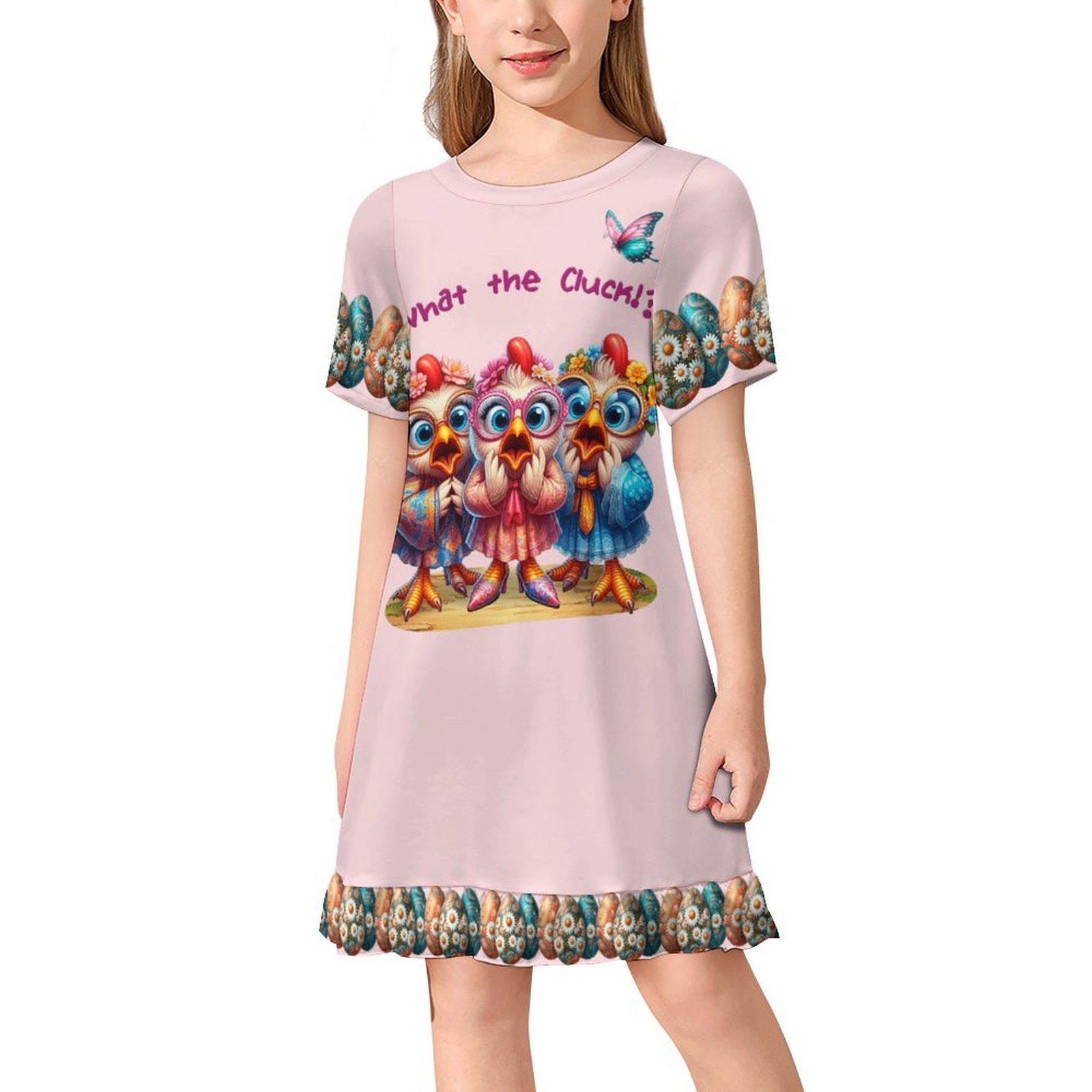 What the Cluck? 3 Shocked Hens Design