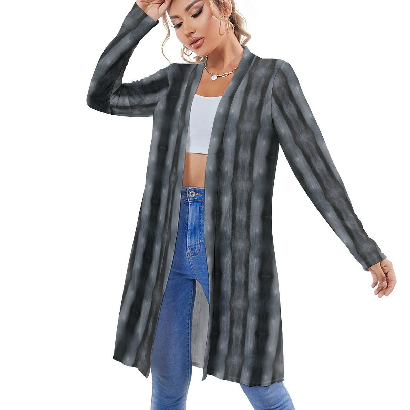 Medium length cardigan
