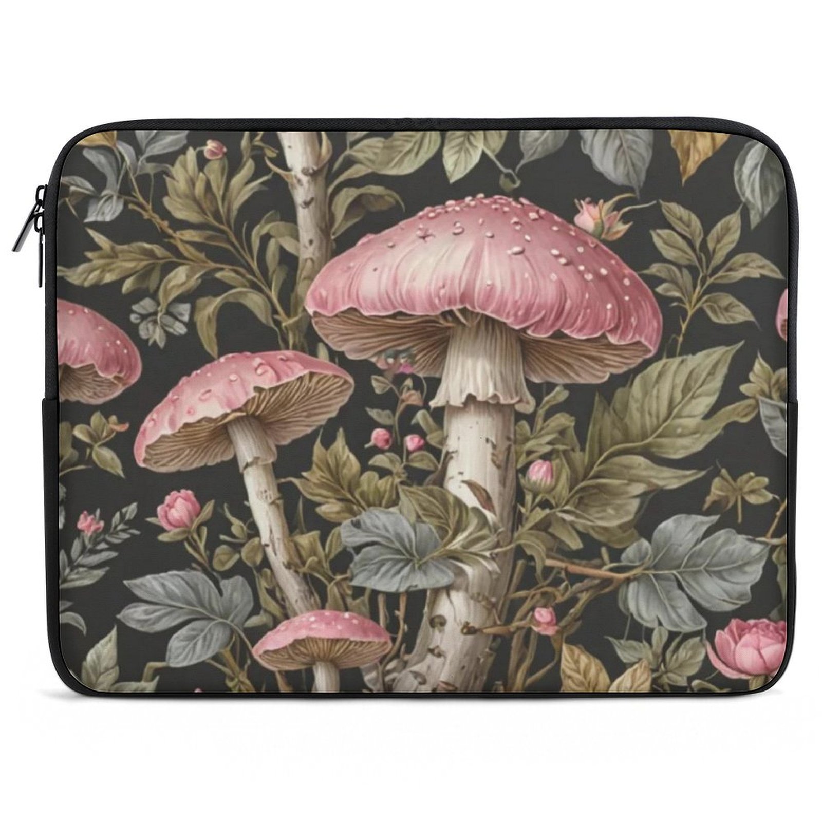 Pink Mushroom Laptop Sleeve