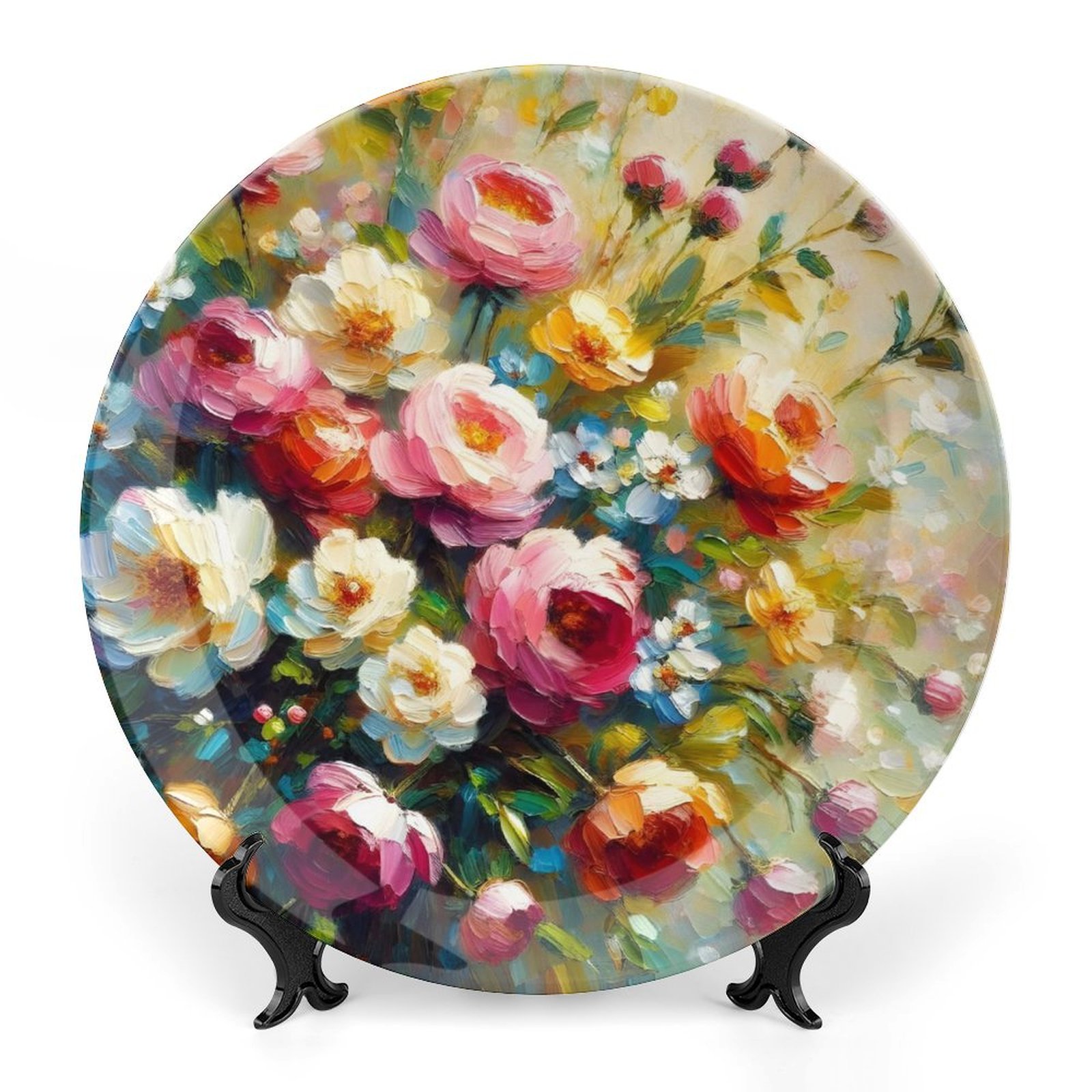 Floral Escape Bone China decorative plate