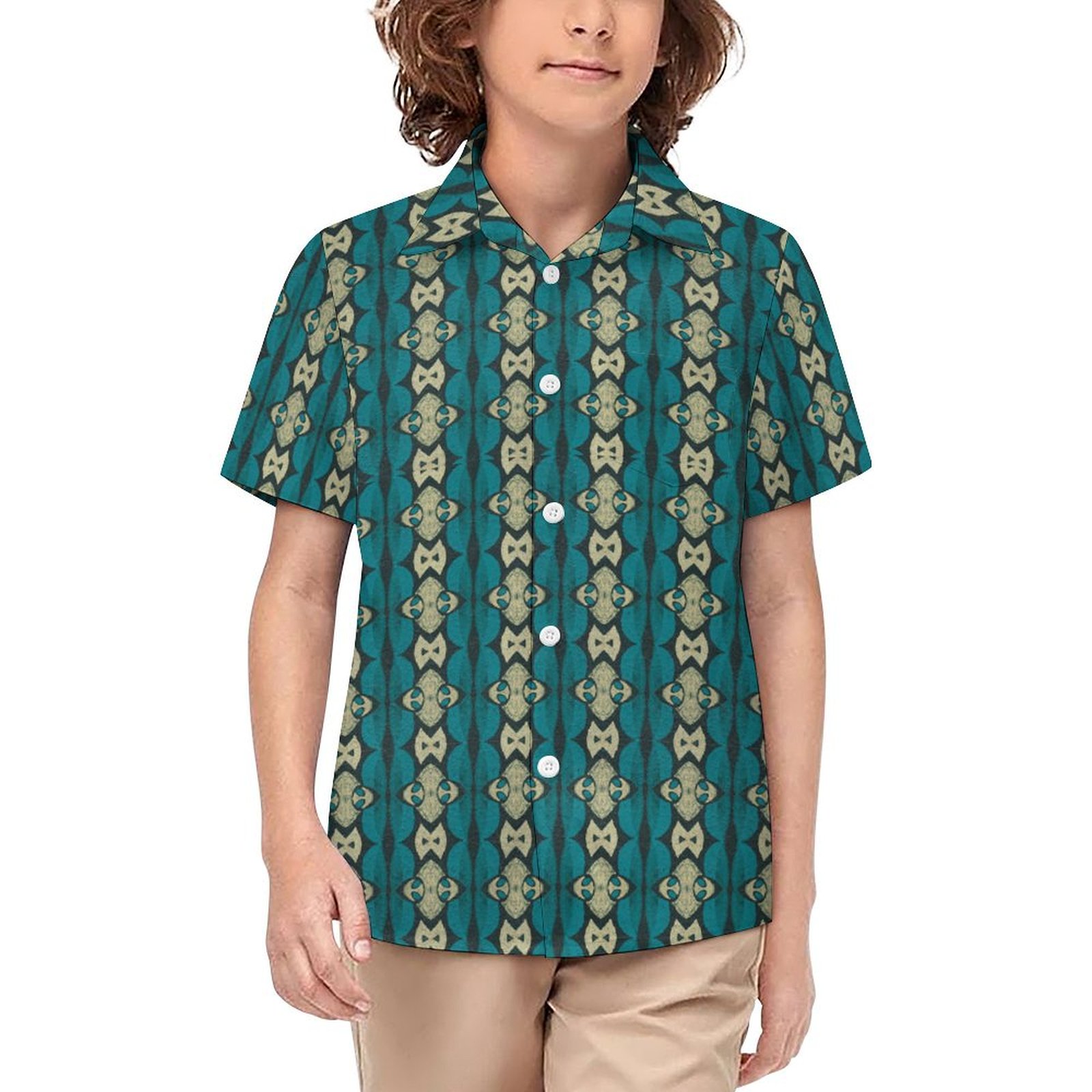 Bohemian Designed Boy's Shirt, trendy and popular Colour