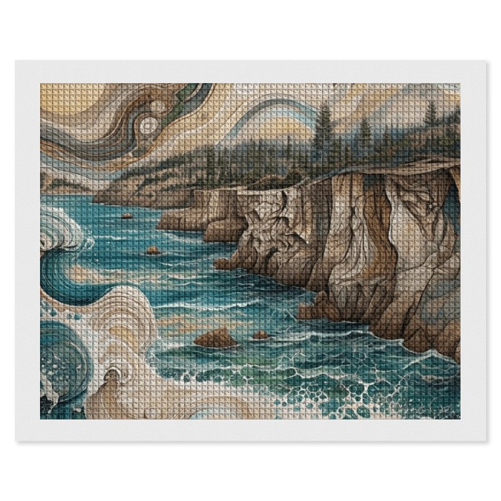 Coastal Reverie: Where Sea Meets Sky