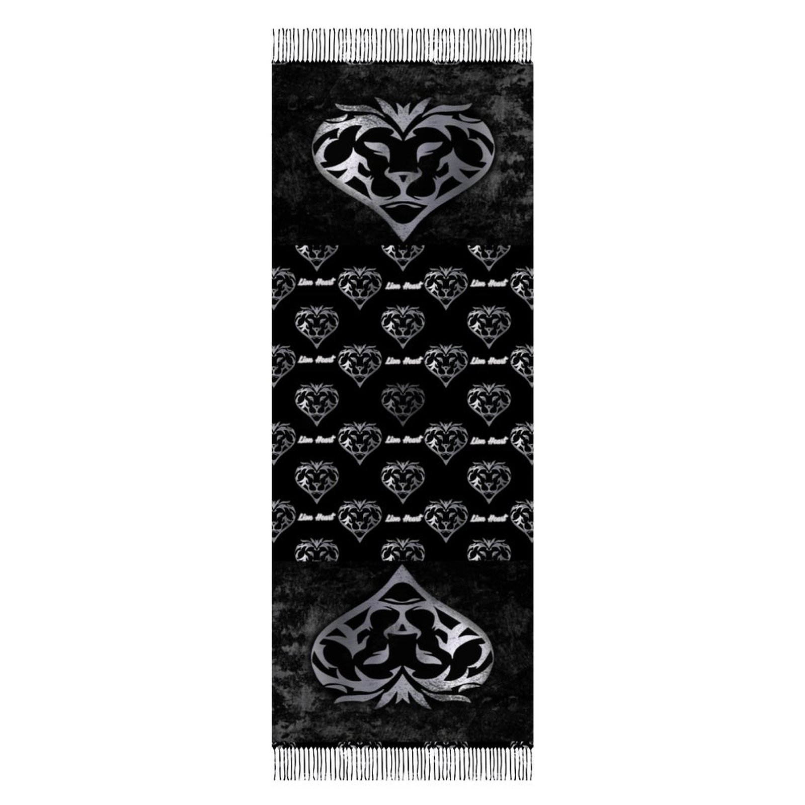 Lion Heart Tassel scarf