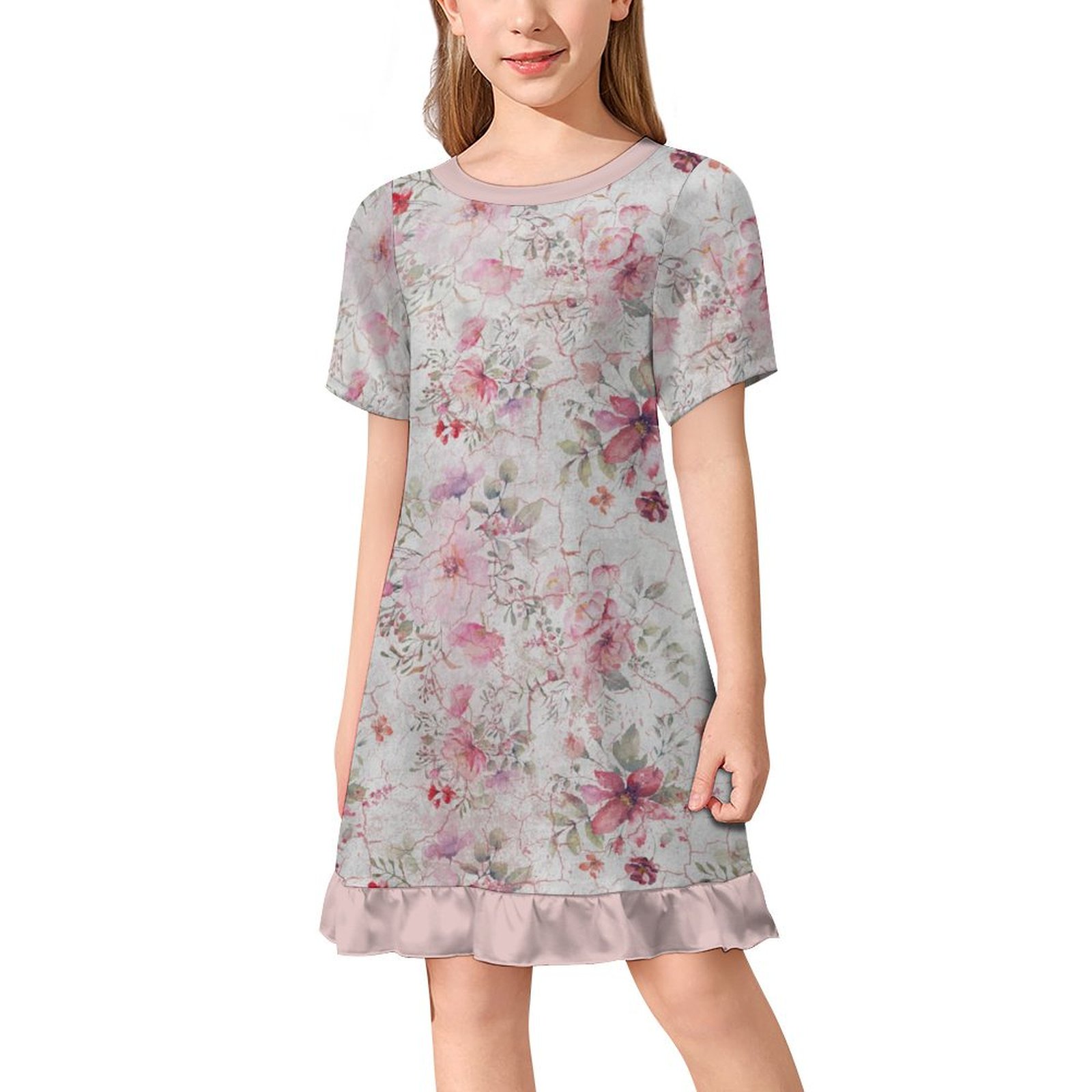 Children's short sleeved dress