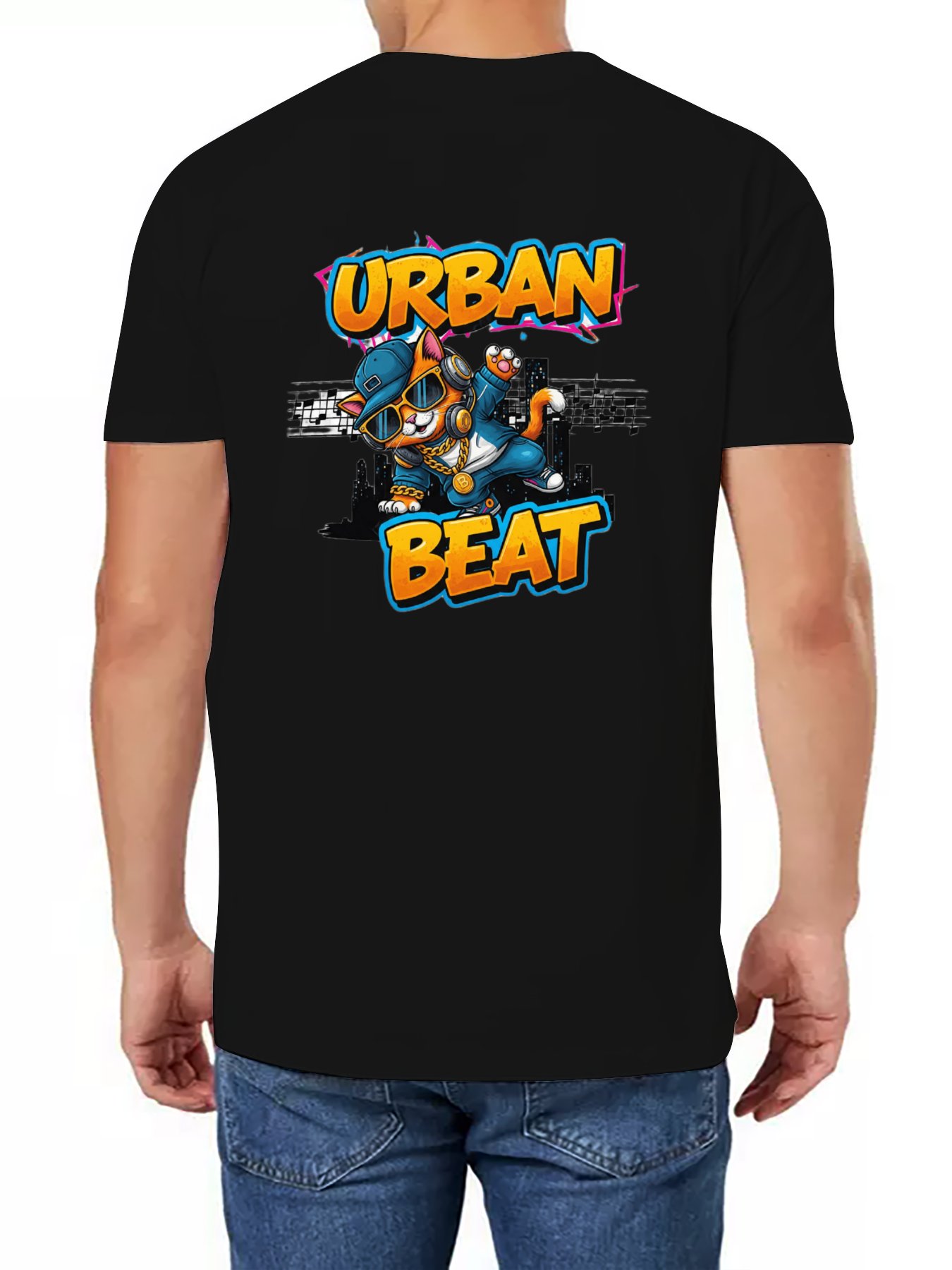 Pure cotton short sleeved T-shirt URBAN BEAT