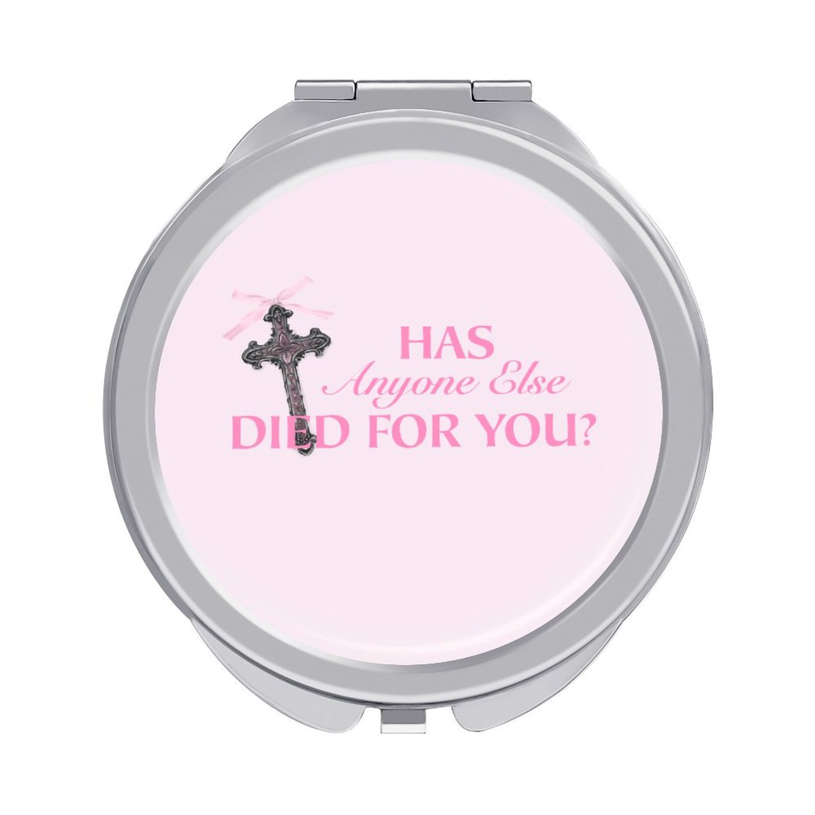 Portable travel makeup mirror