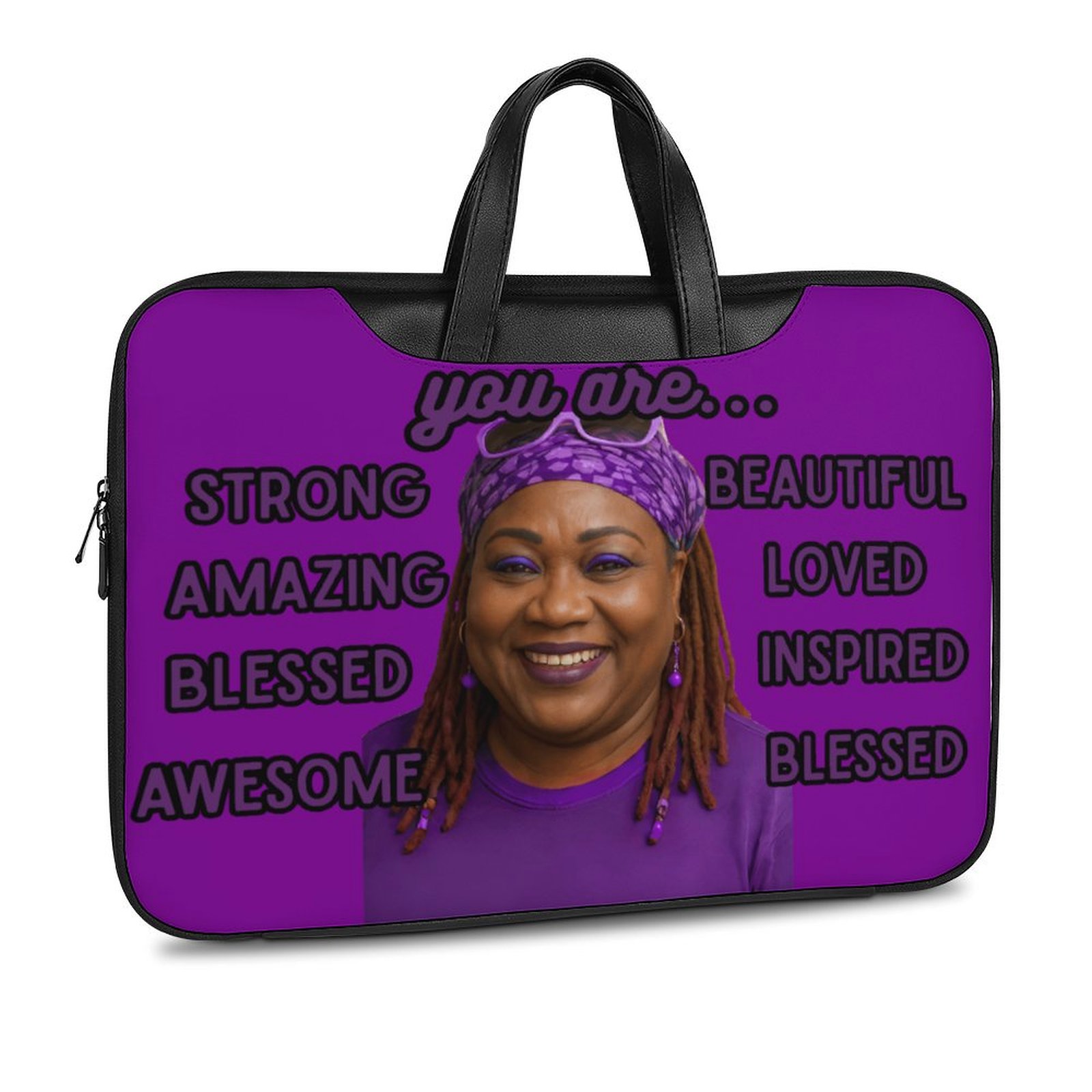 Leather computer bag