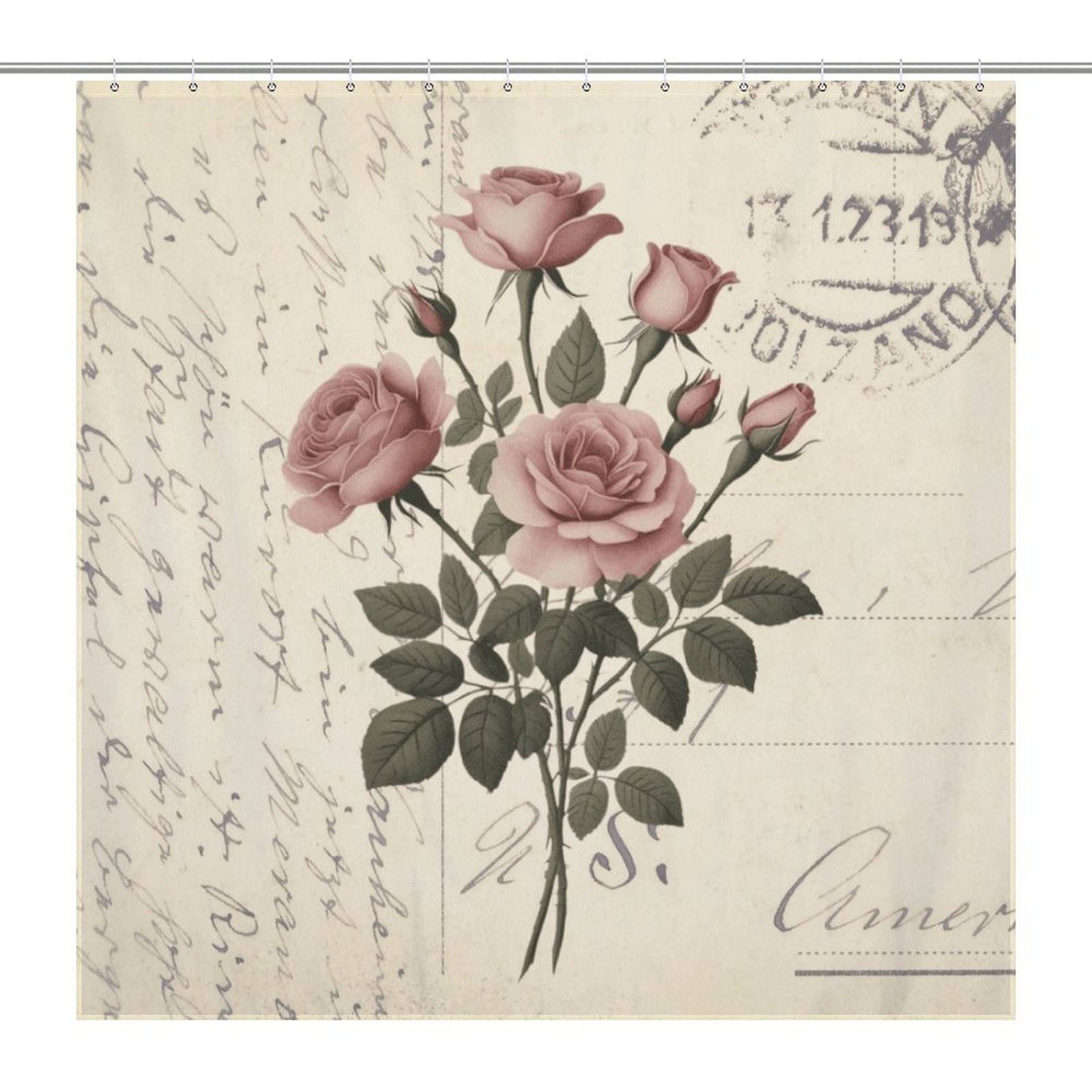 Rose Romance 72x72" Shower Curtain