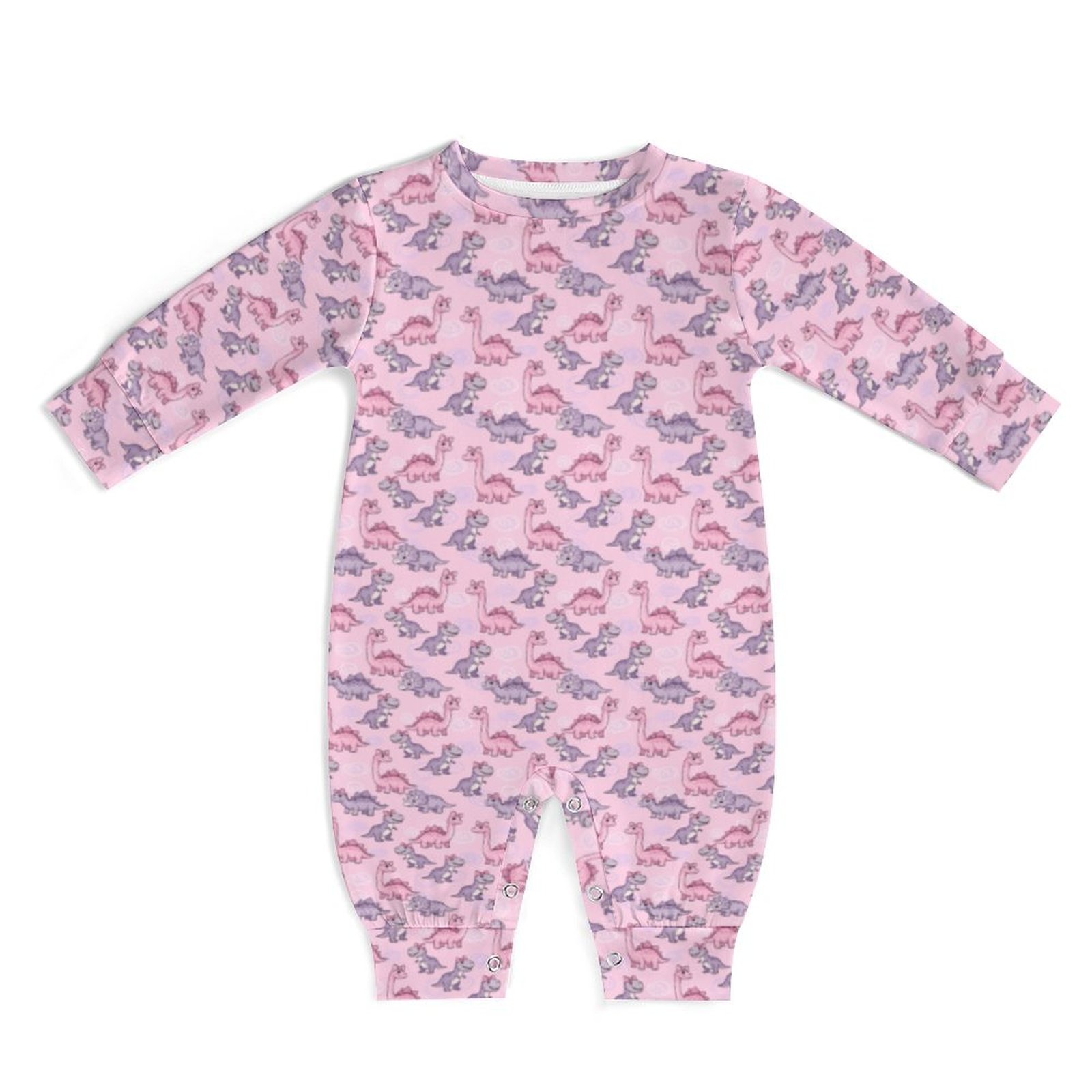 Pink Dino Romper
