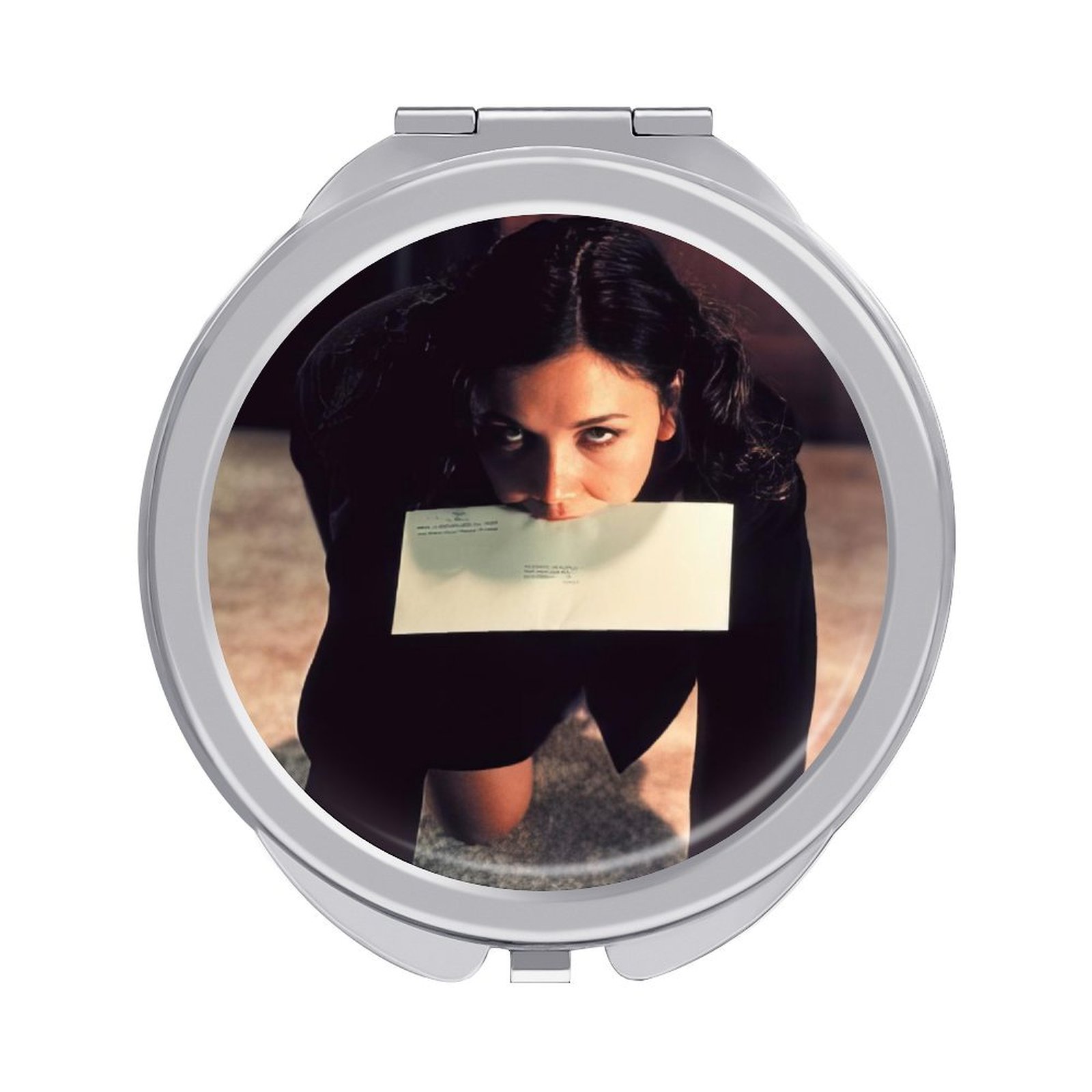 Portable travel makeup mirror