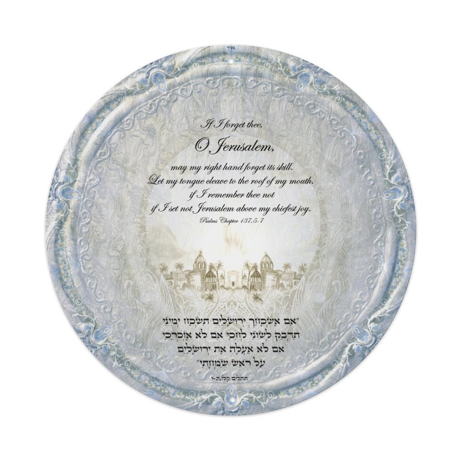 Aluminum plaque painting