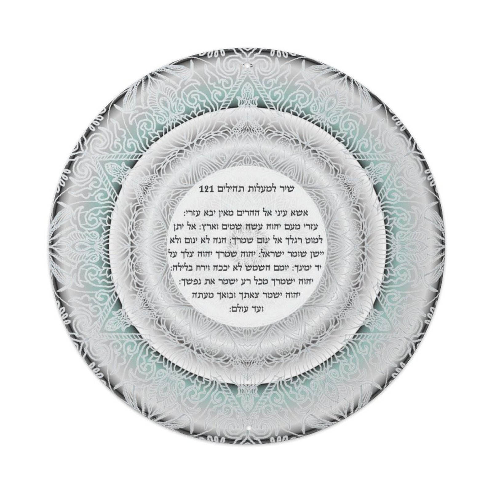 Aluminum plaque painting