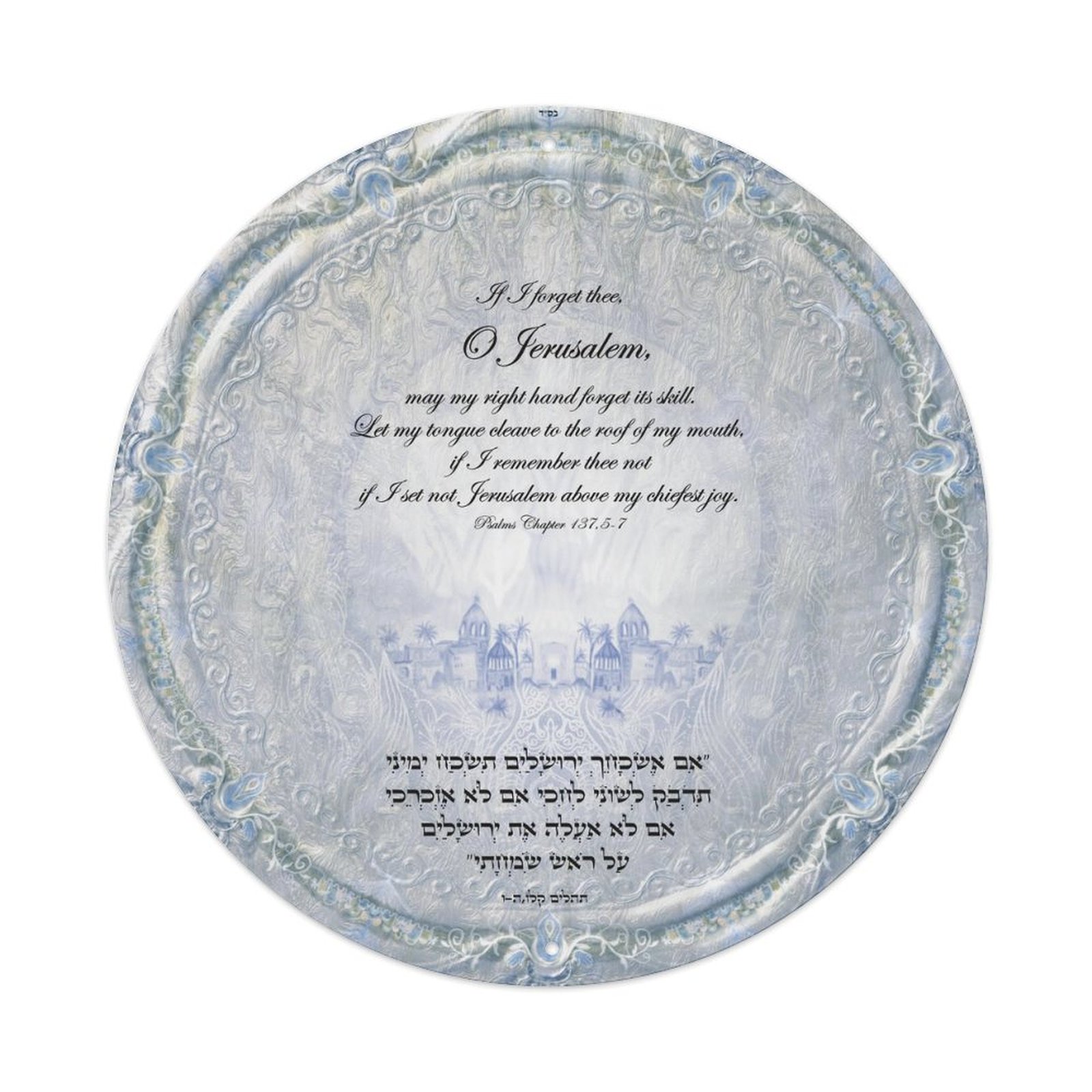 Aluminum plaque painting