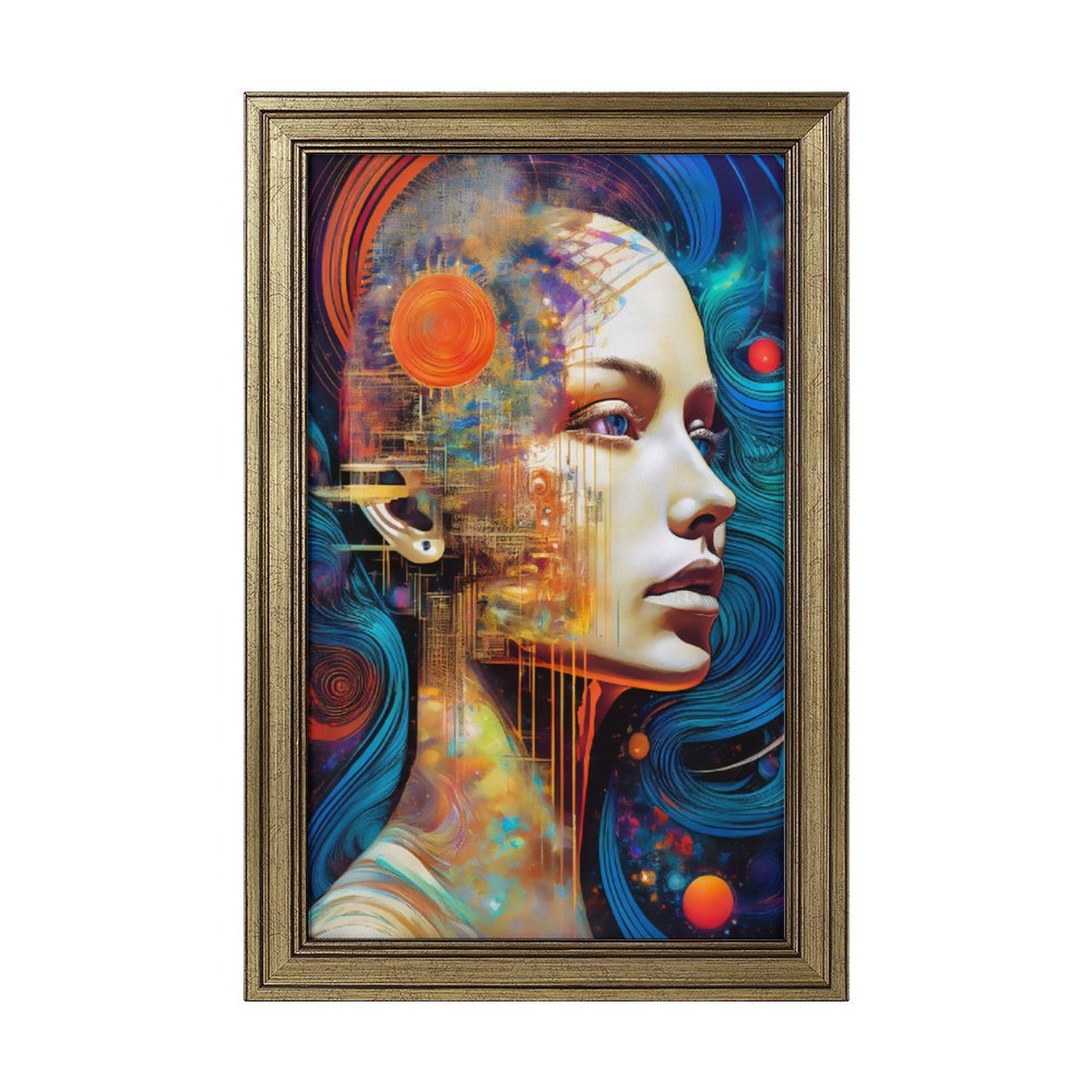 Futuristic Woman Portrait