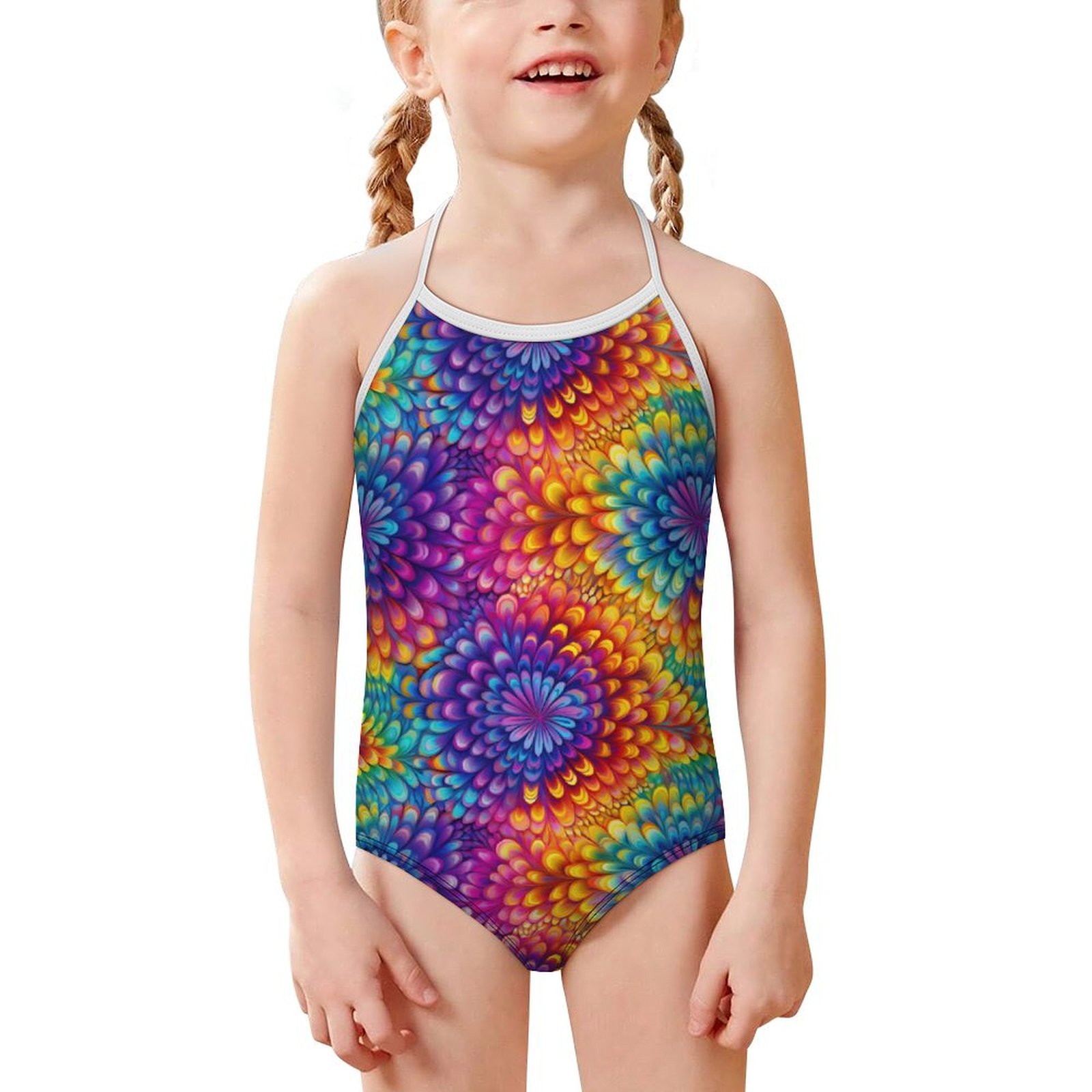 Children's strap swimsuit