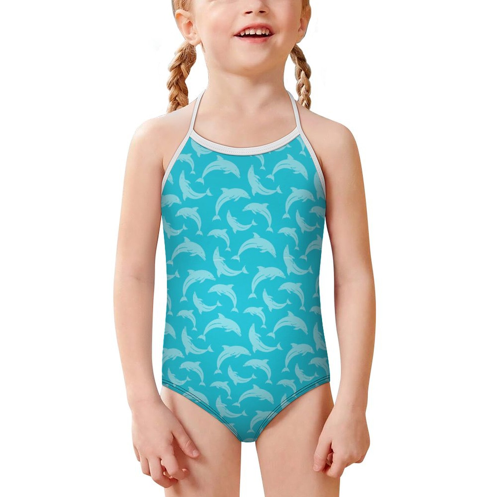 Children's strap swimsuit