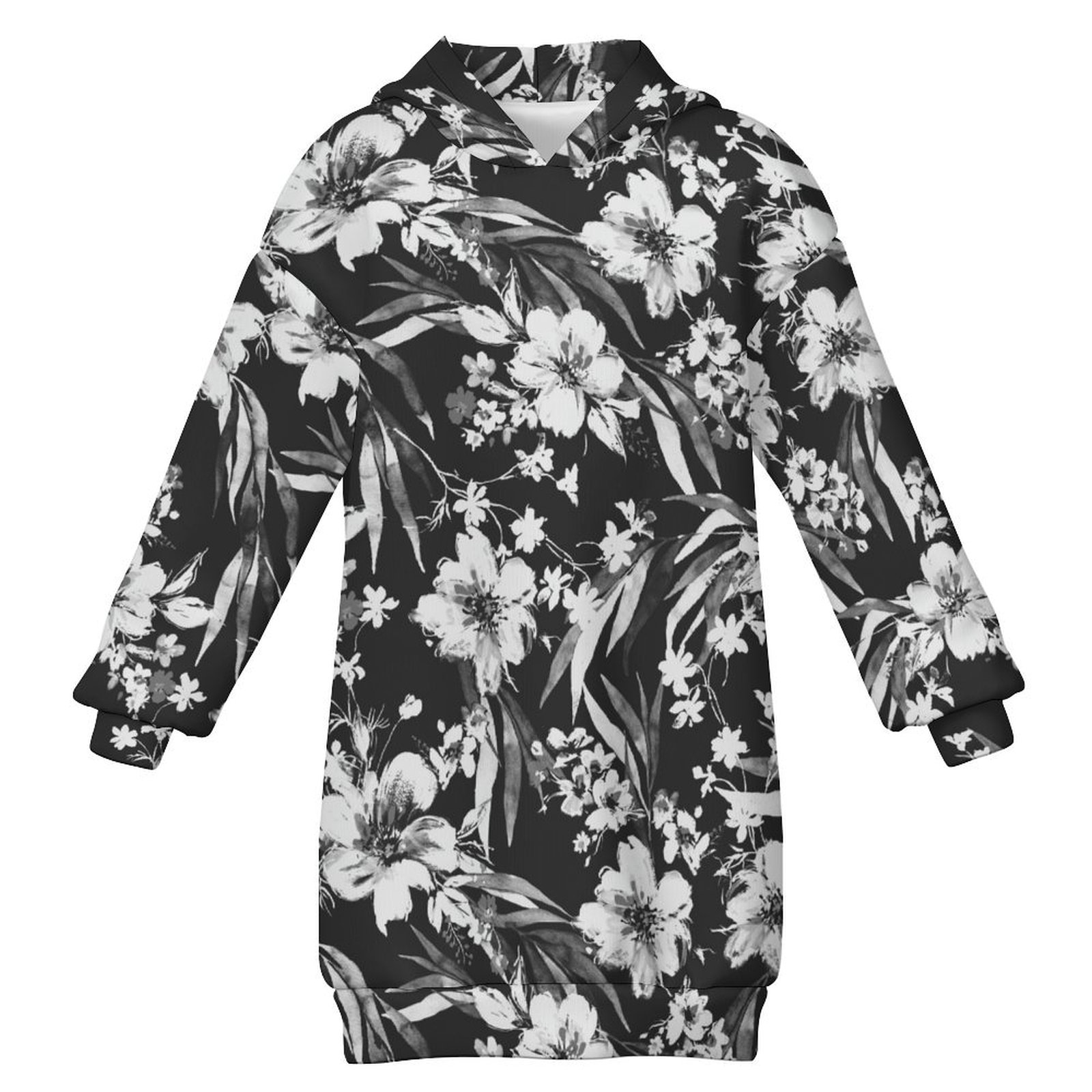 Monochrome Floral Dance