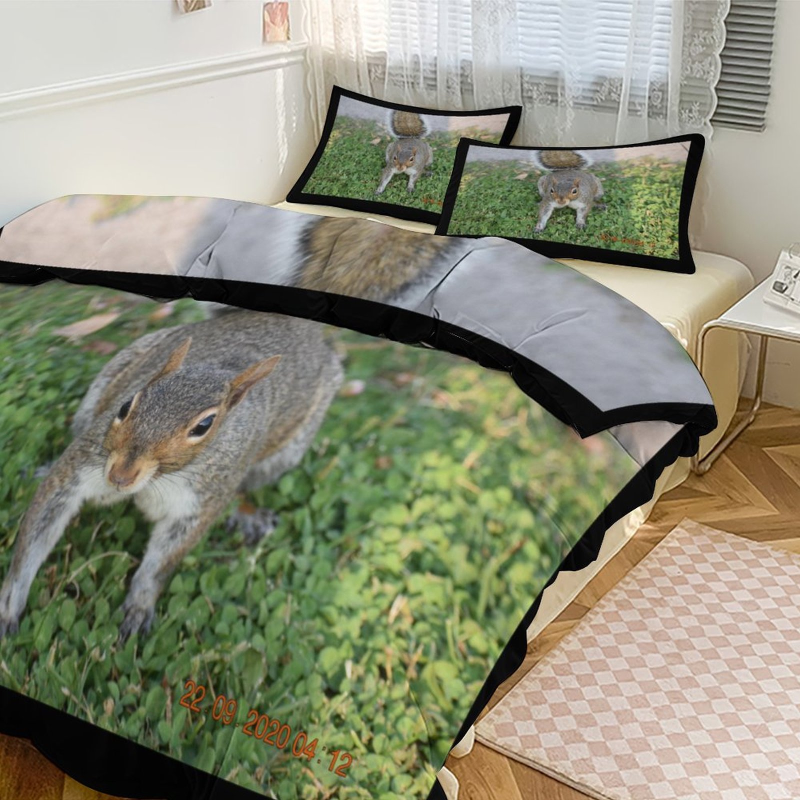 3-Piece Bedding Set (1 Duvet Cover + 2 Pillow Shams)