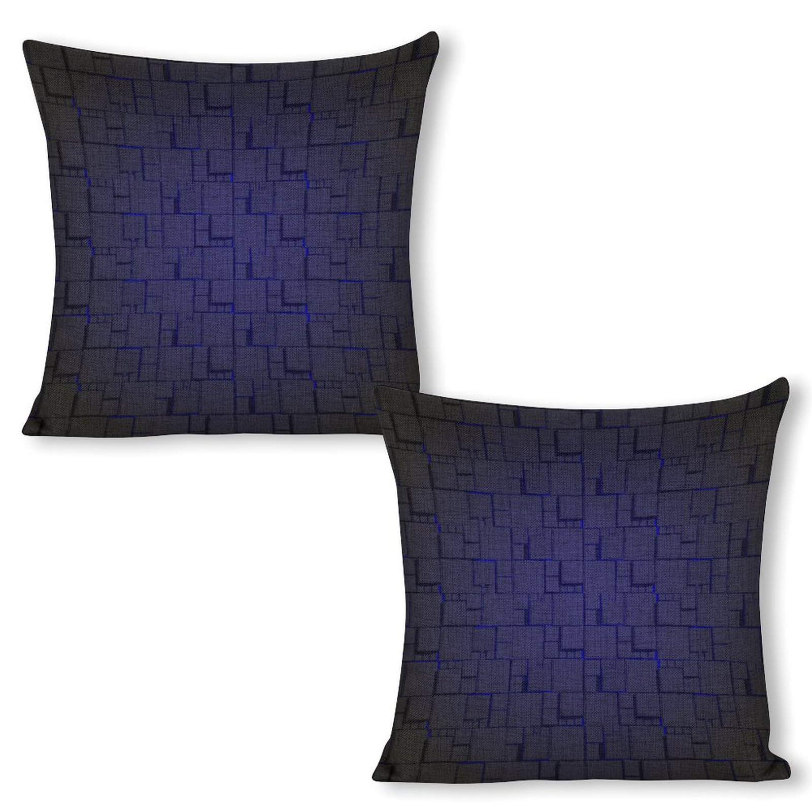 Blue Sci-Fi Cubes