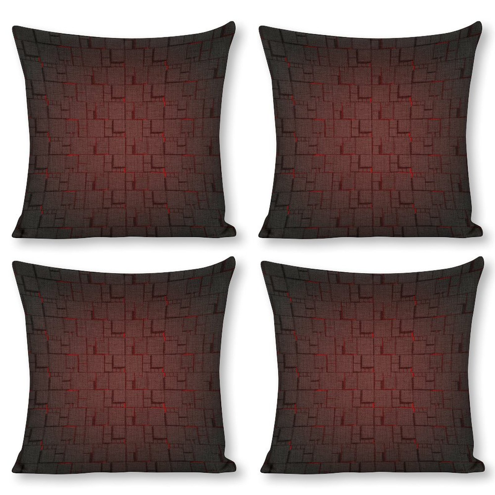 Red Scifi Cubes