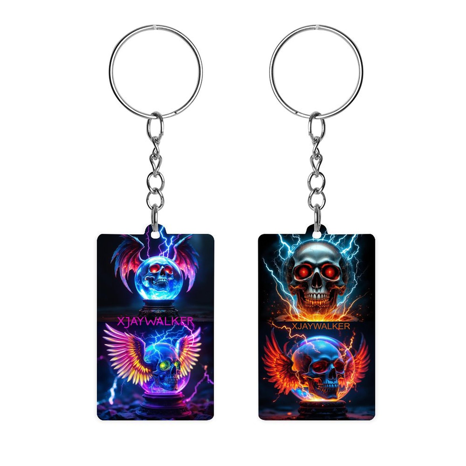 SKULL - Acrylic keychain