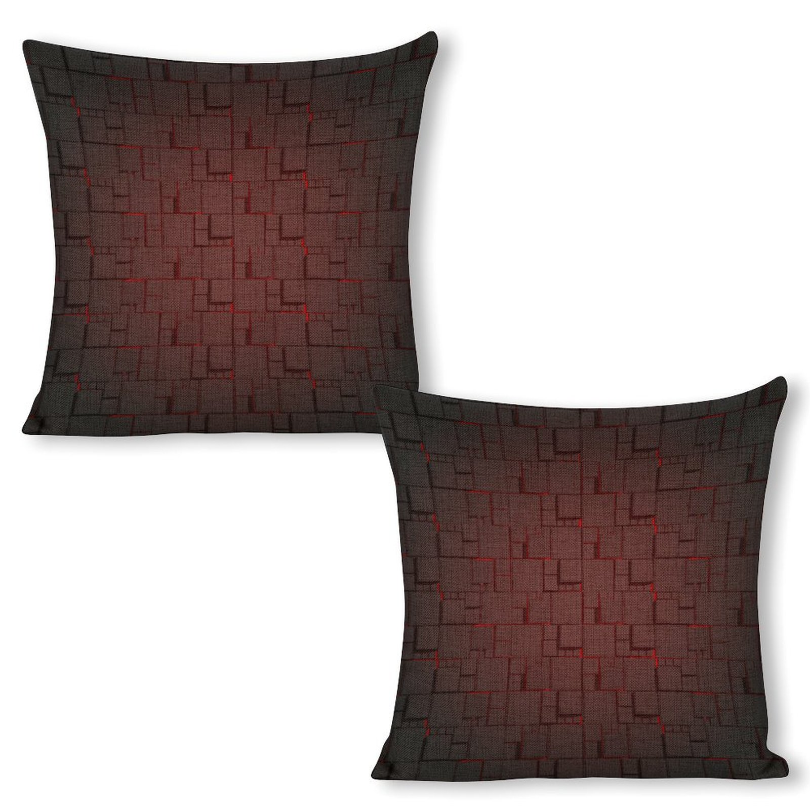 Red Sci-Fi Cubes