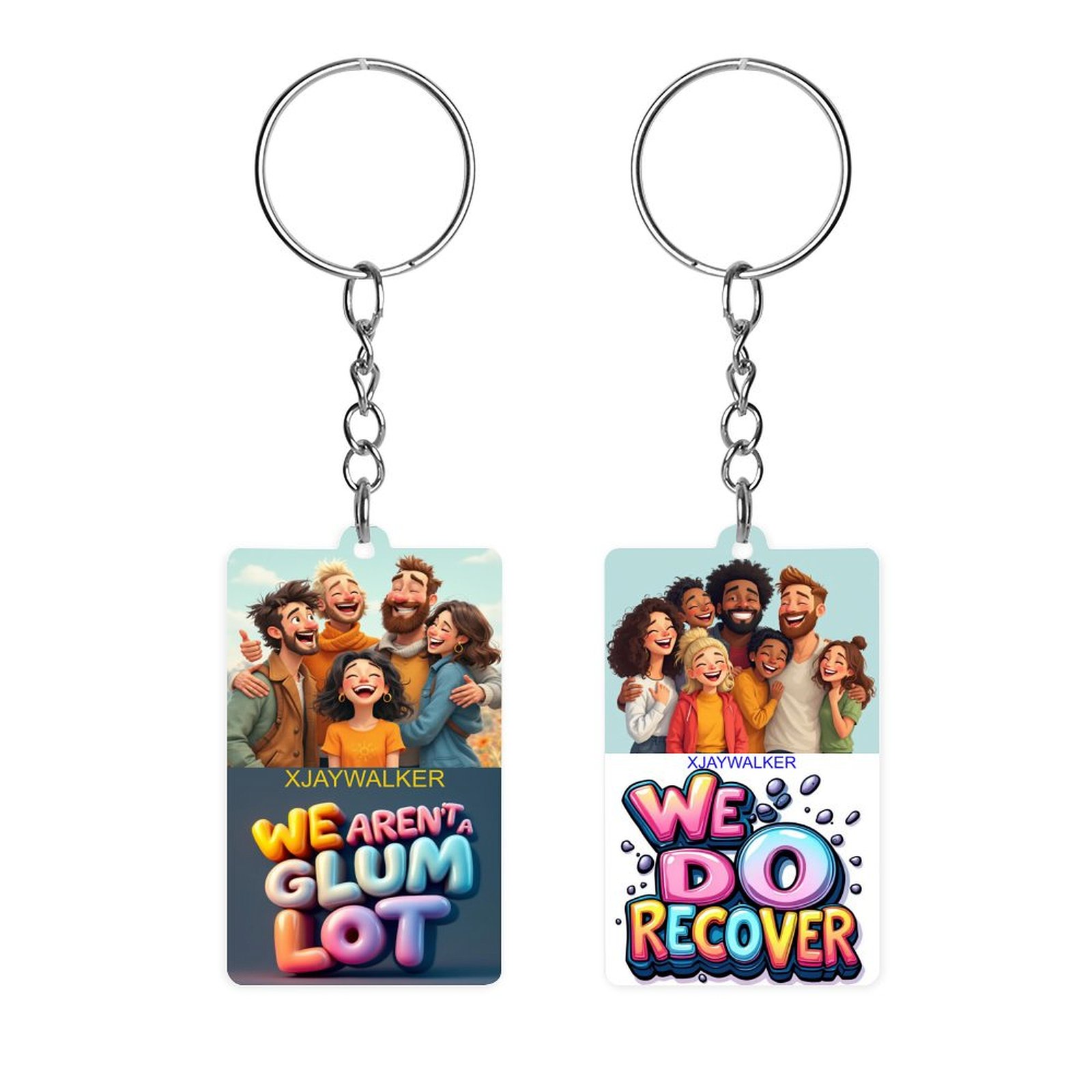 WE DO RECOVER - Acrylic keychain