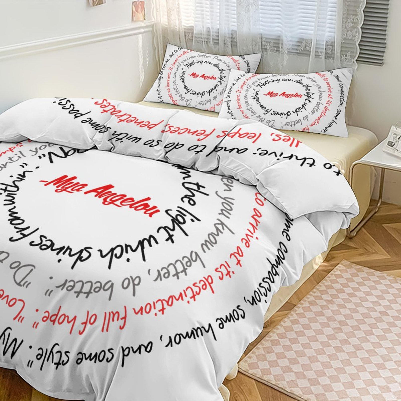 3-Piece Bedding Set (1 Duvet Cover + 2 Pillow Shams)