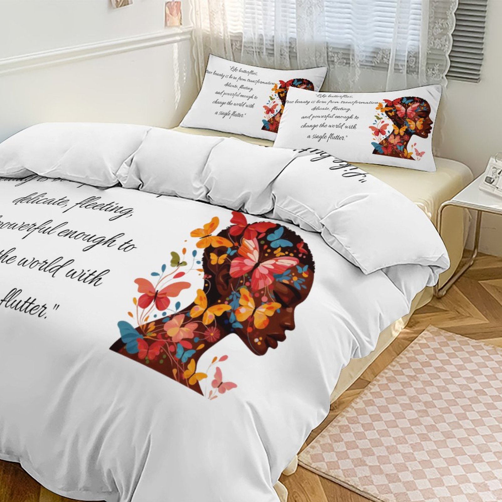 3-Piece Bedding Set (1 Duvet Cover + 2 Pillow Shams)