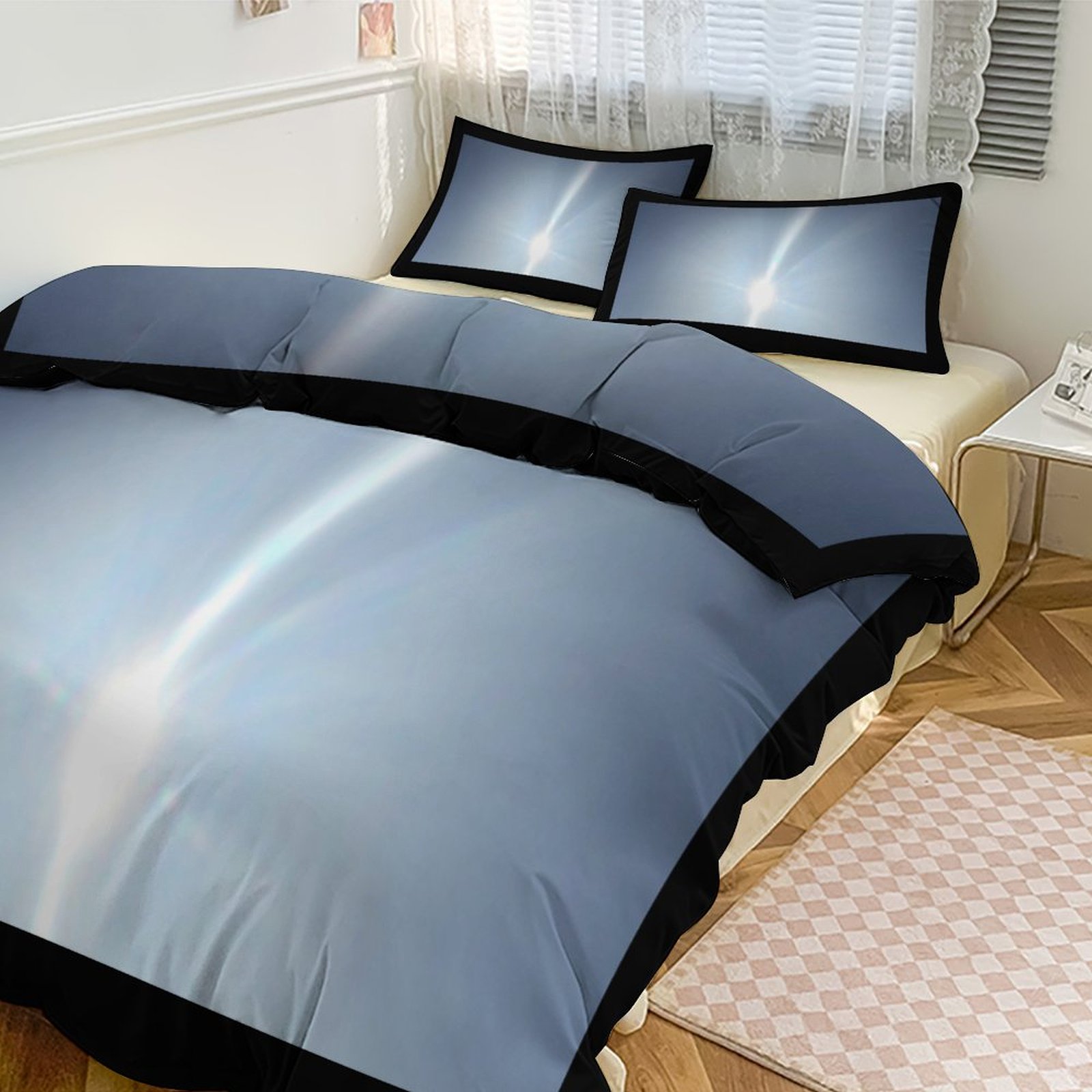 3-Piece Bedding Set (1 Duvet Cover + 2 Pillow Shams)
