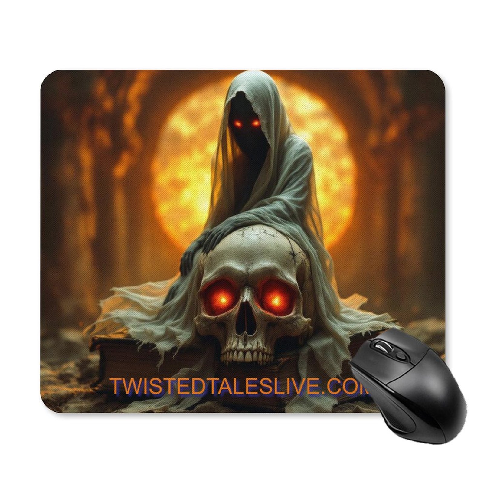 SKULL & BOOK - Mouse Pad