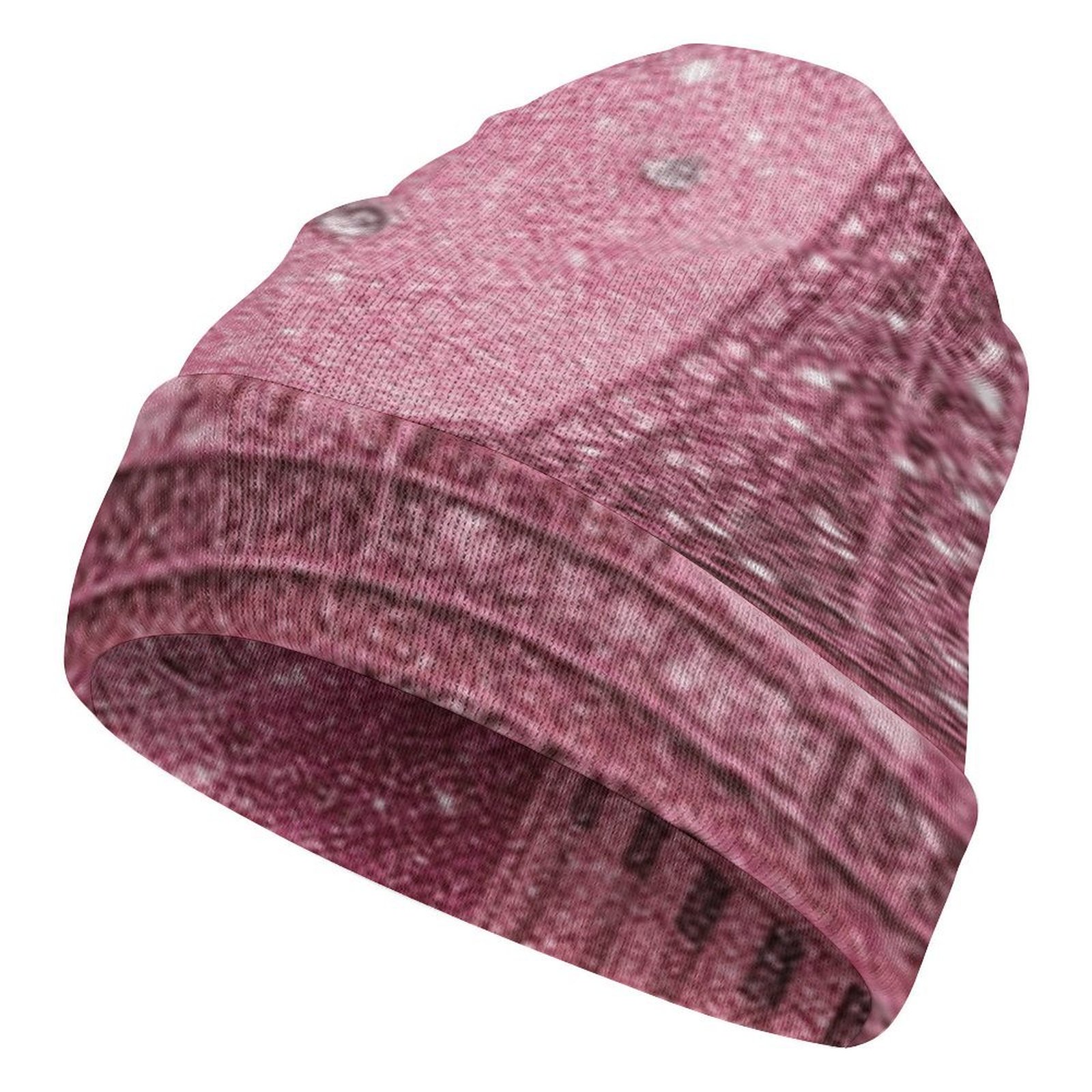 Full printed knitted hat