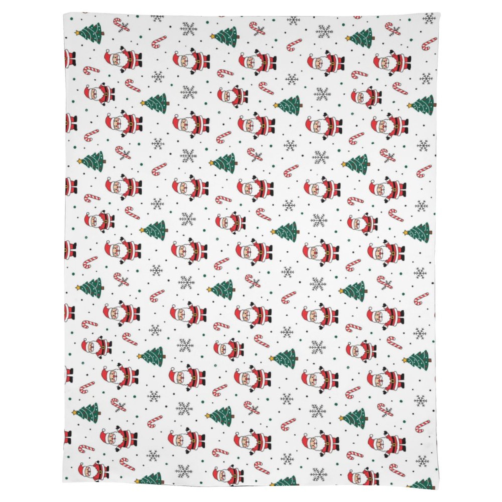 Santa Christmas Tree Pattern