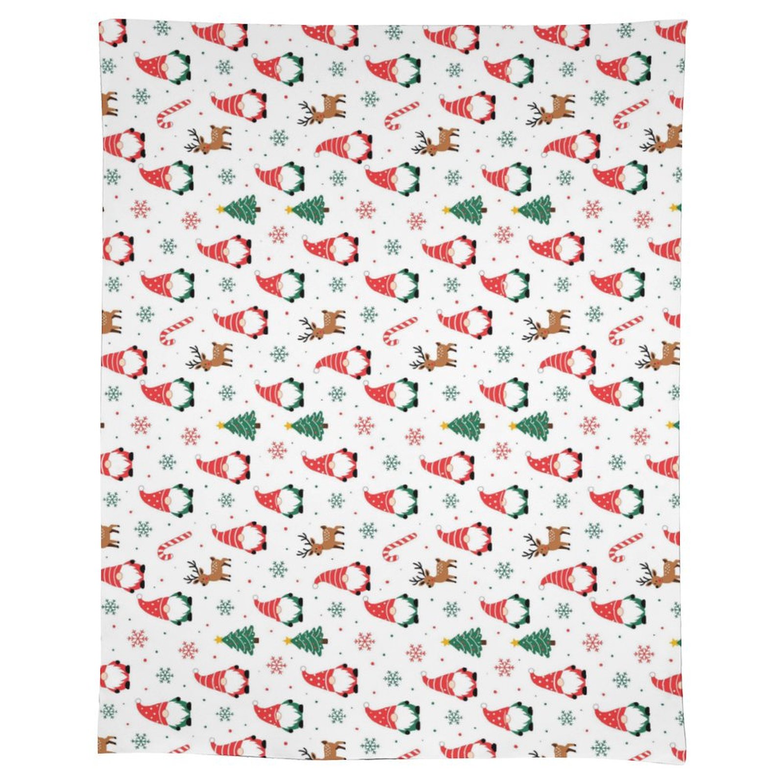 Christmas Gnome Reindeer Pattern