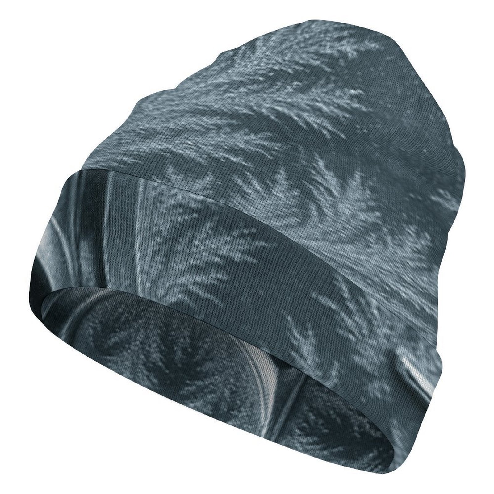 Full printed knitted hat