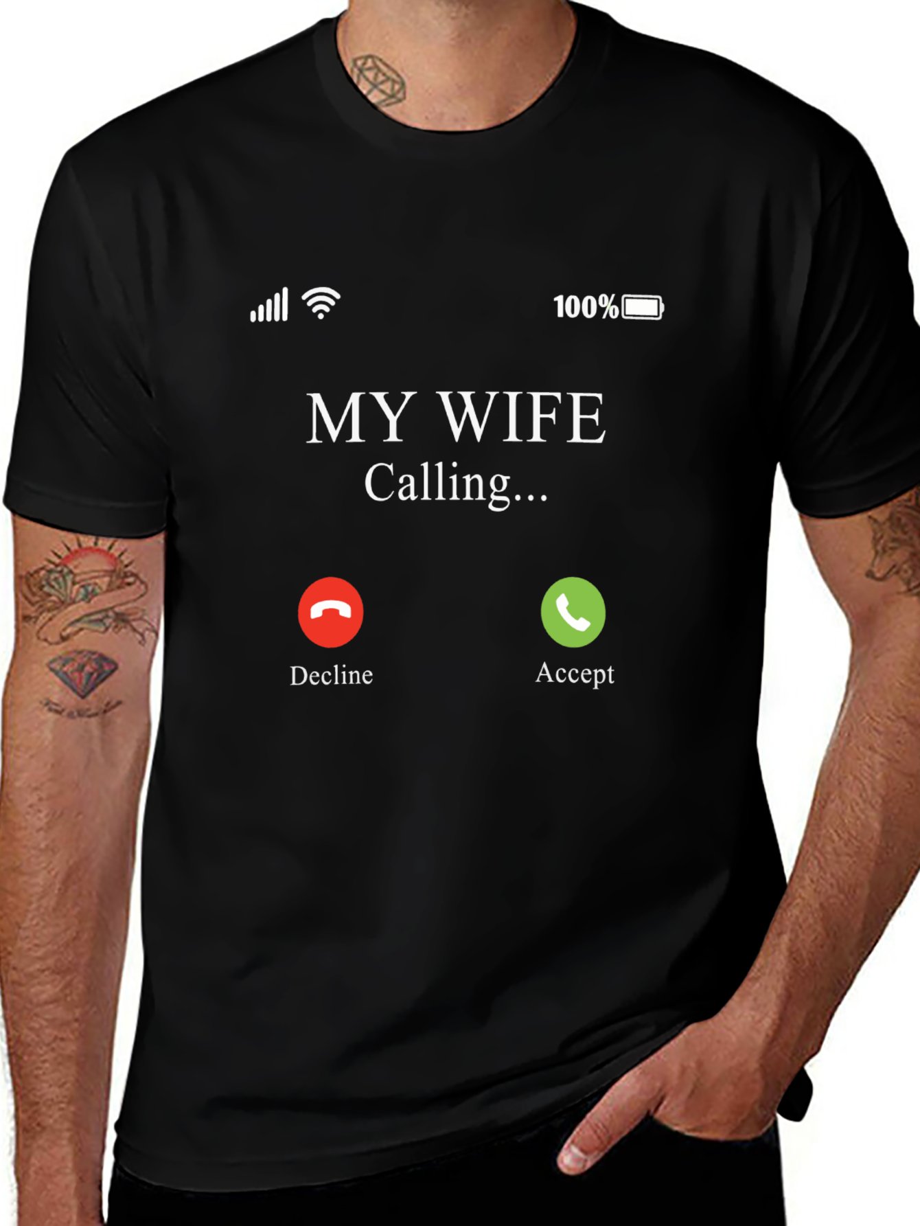 My Wife Calling T-shirt