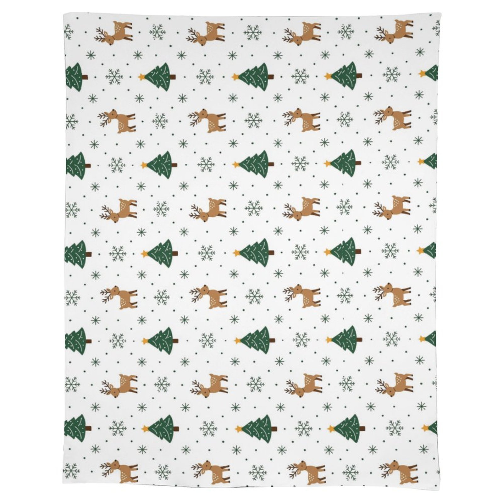 Christmas Tree Reindeer Pattern